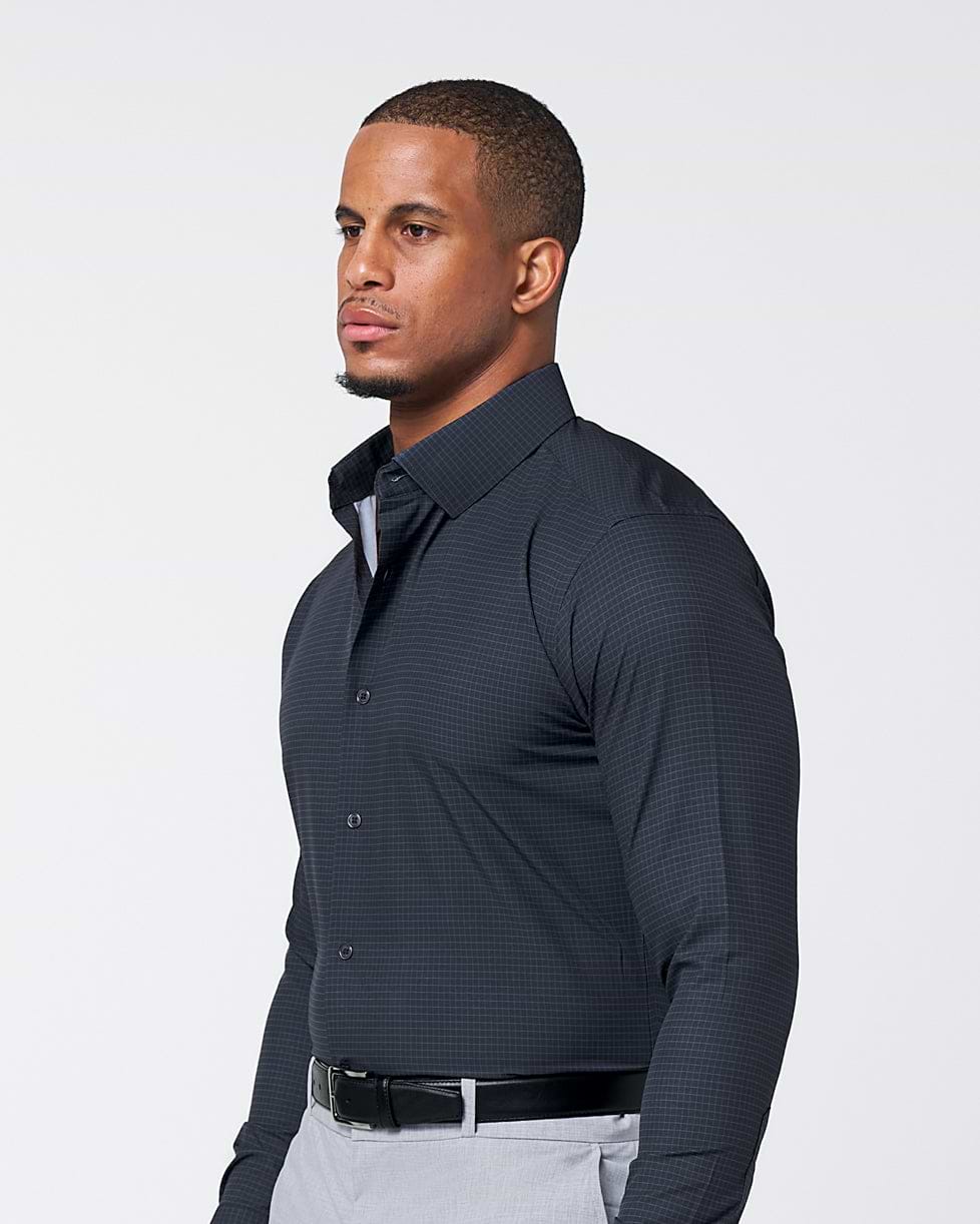 "The Avenue" Charcoal Grey & Light Grey Windowpane