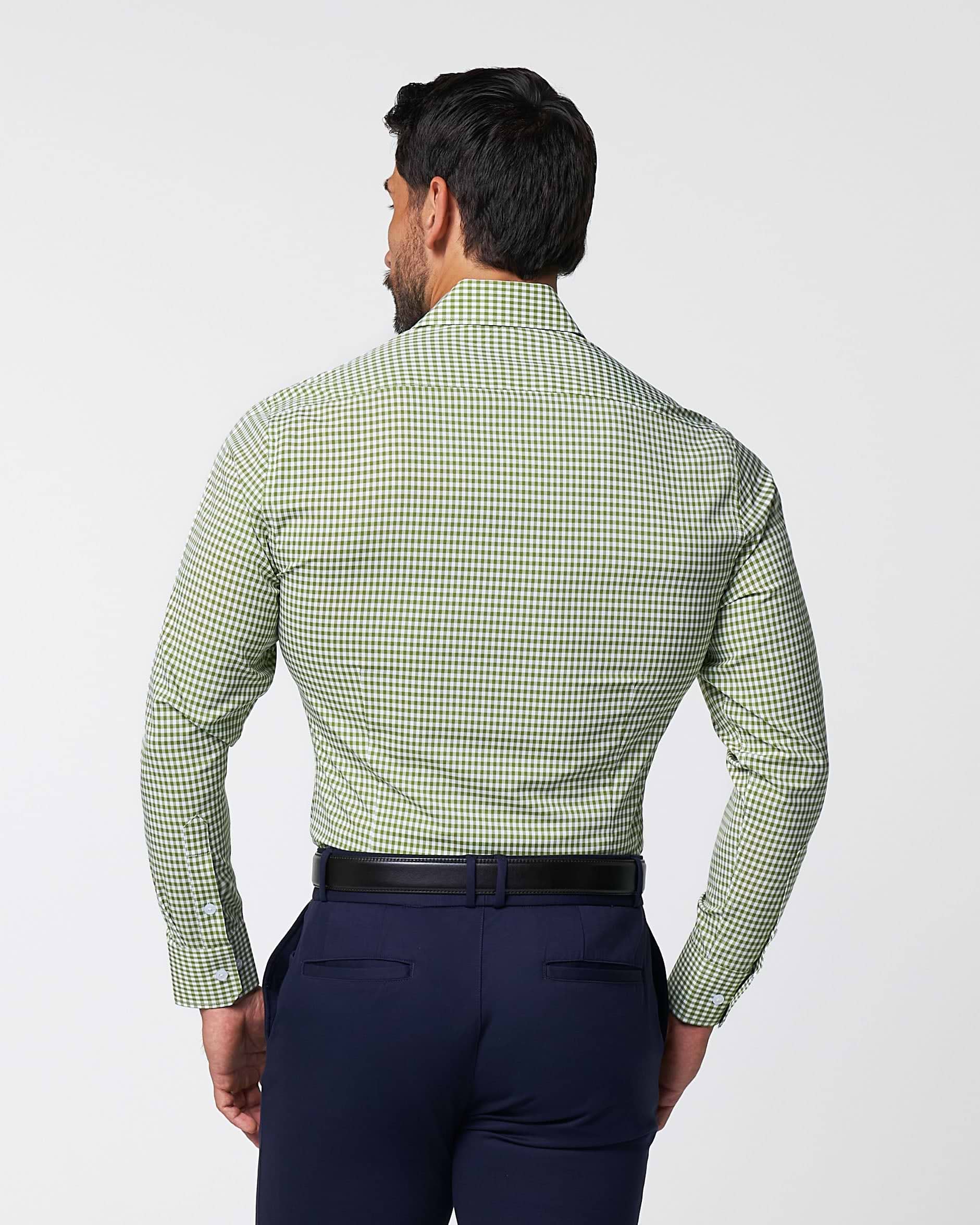 "The Dallas" Green Gingham