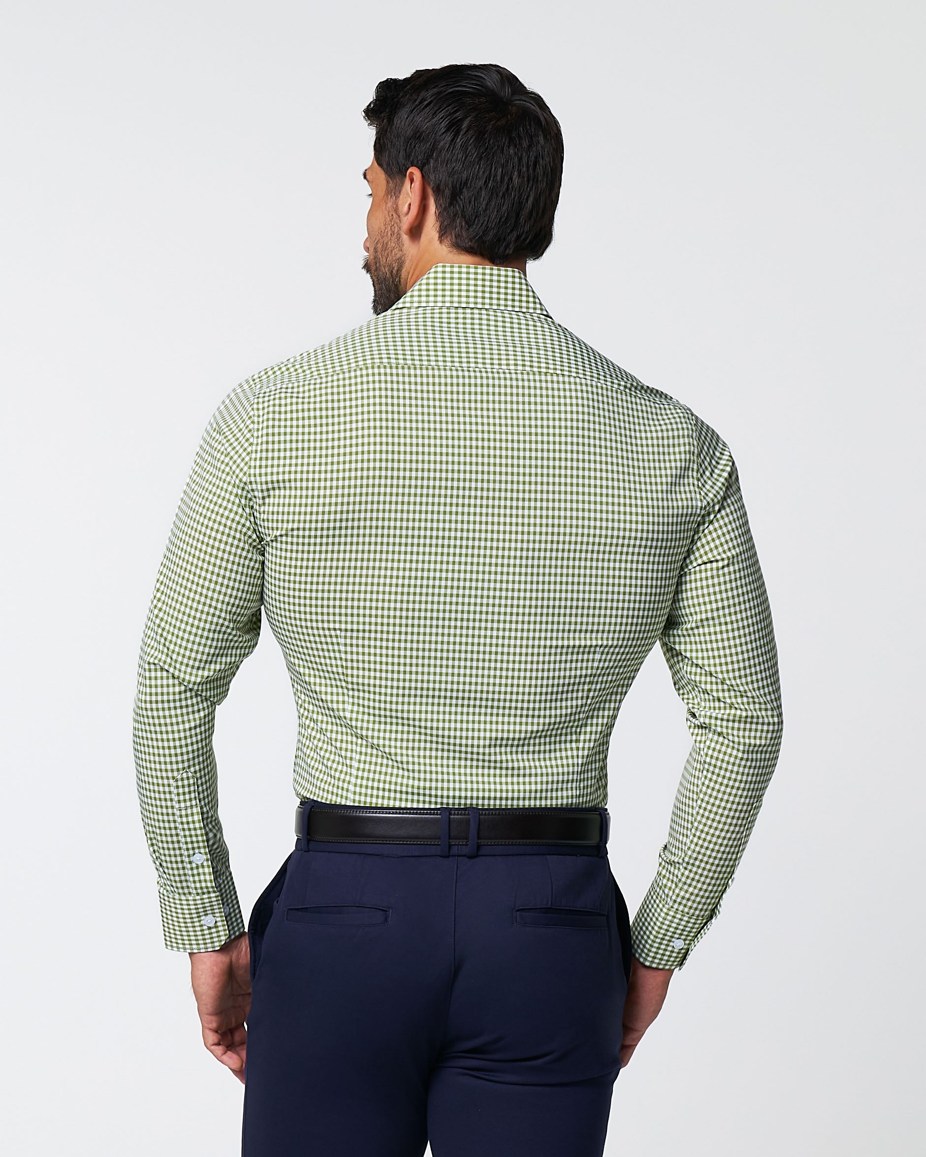 "The Dallas" Green Gingham