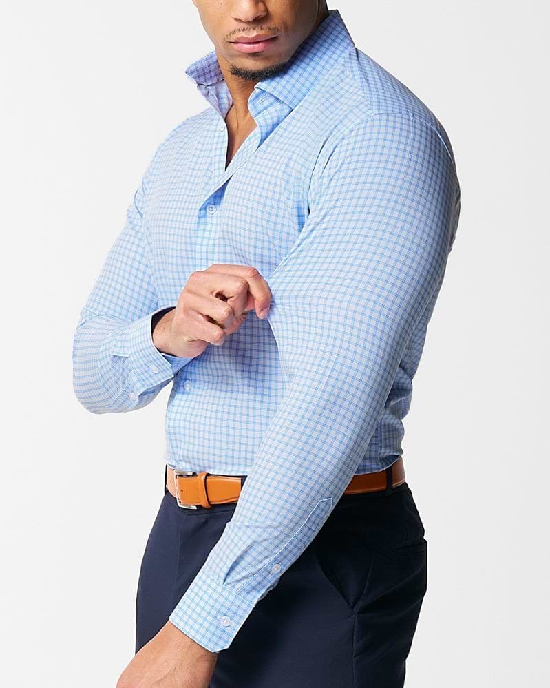 "The Declan" Blue Cross Stitch