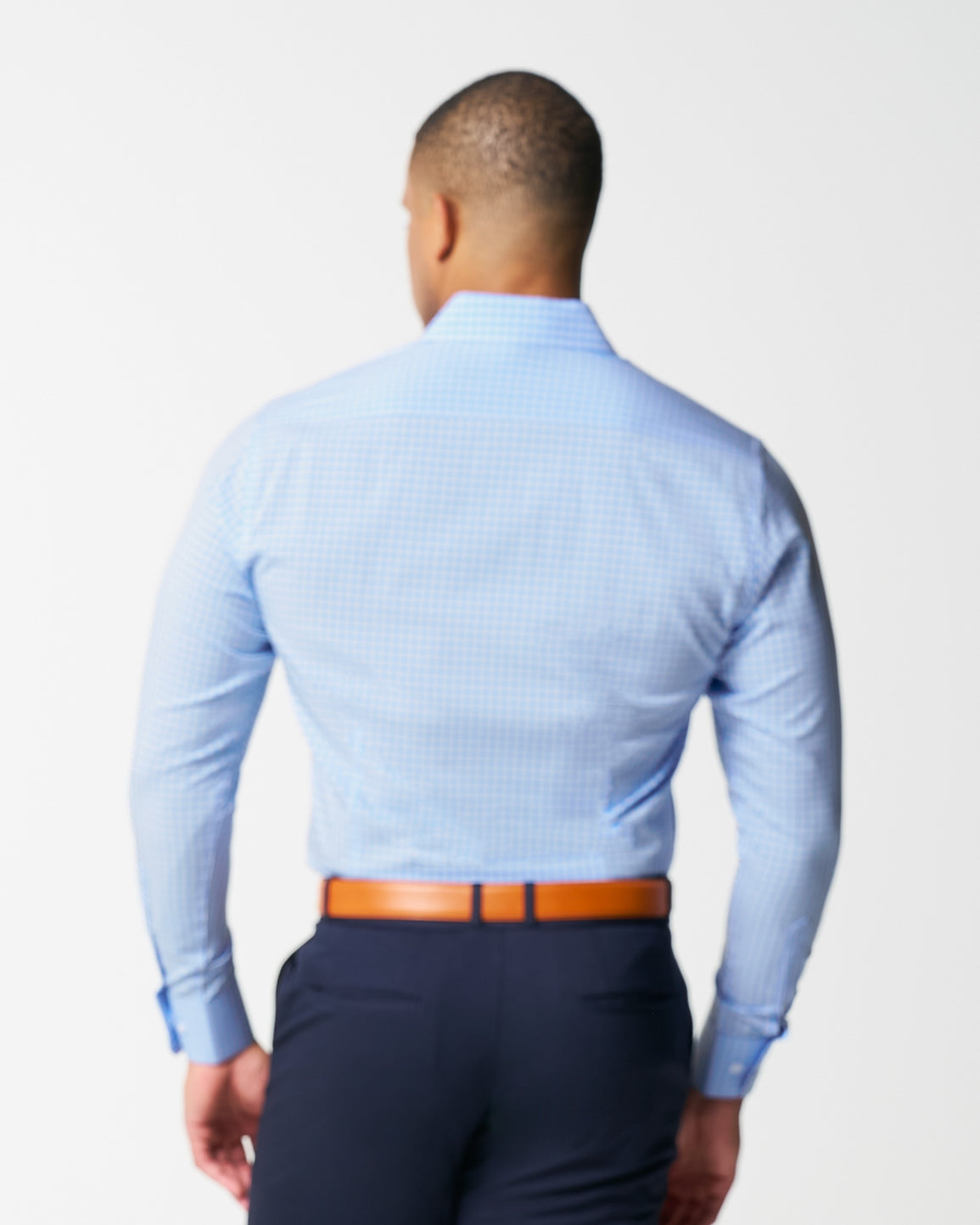 "The Declan" Blue Cross Stitch