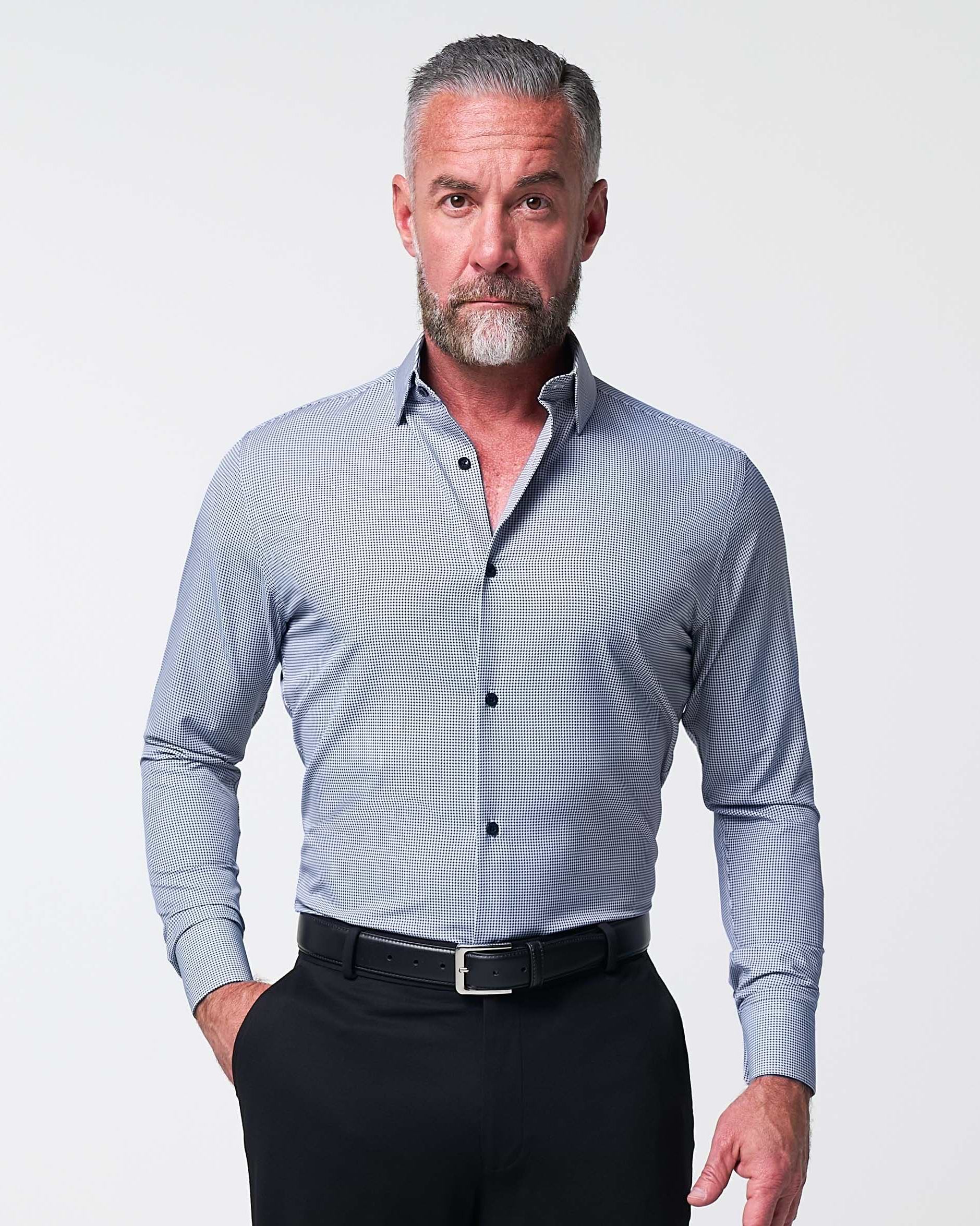 "The Empire" Black Houndstooth