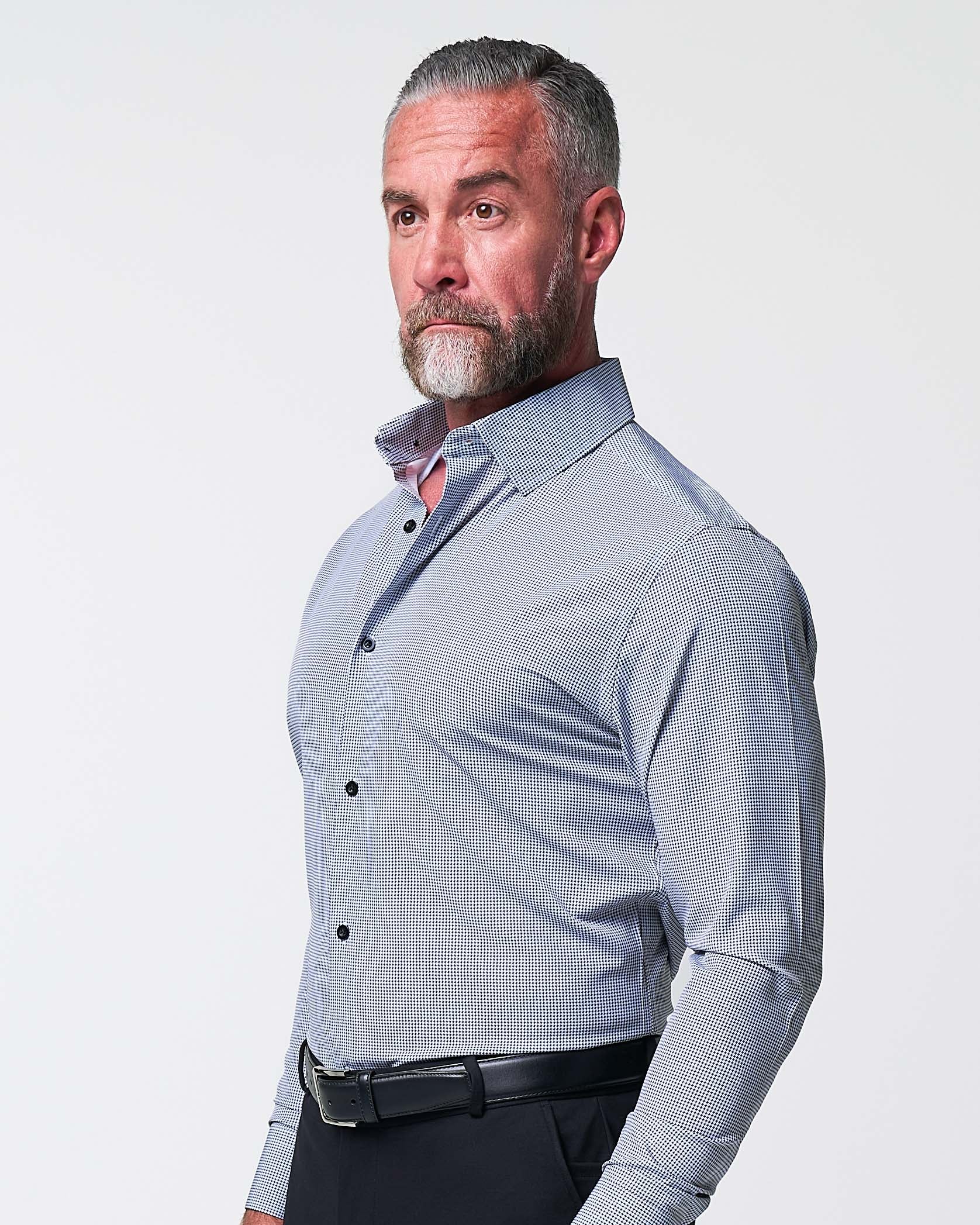 "The Empire" Black Houndstooth