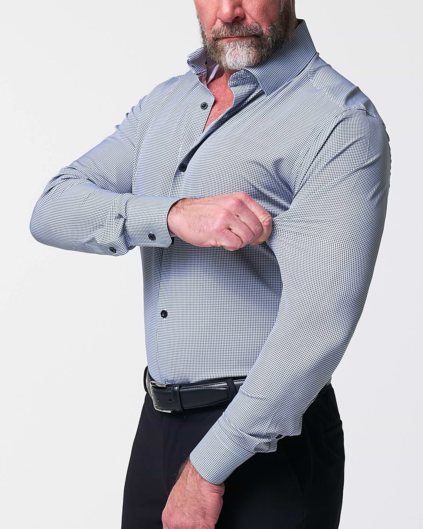 "The Empire" Black Houndstooth