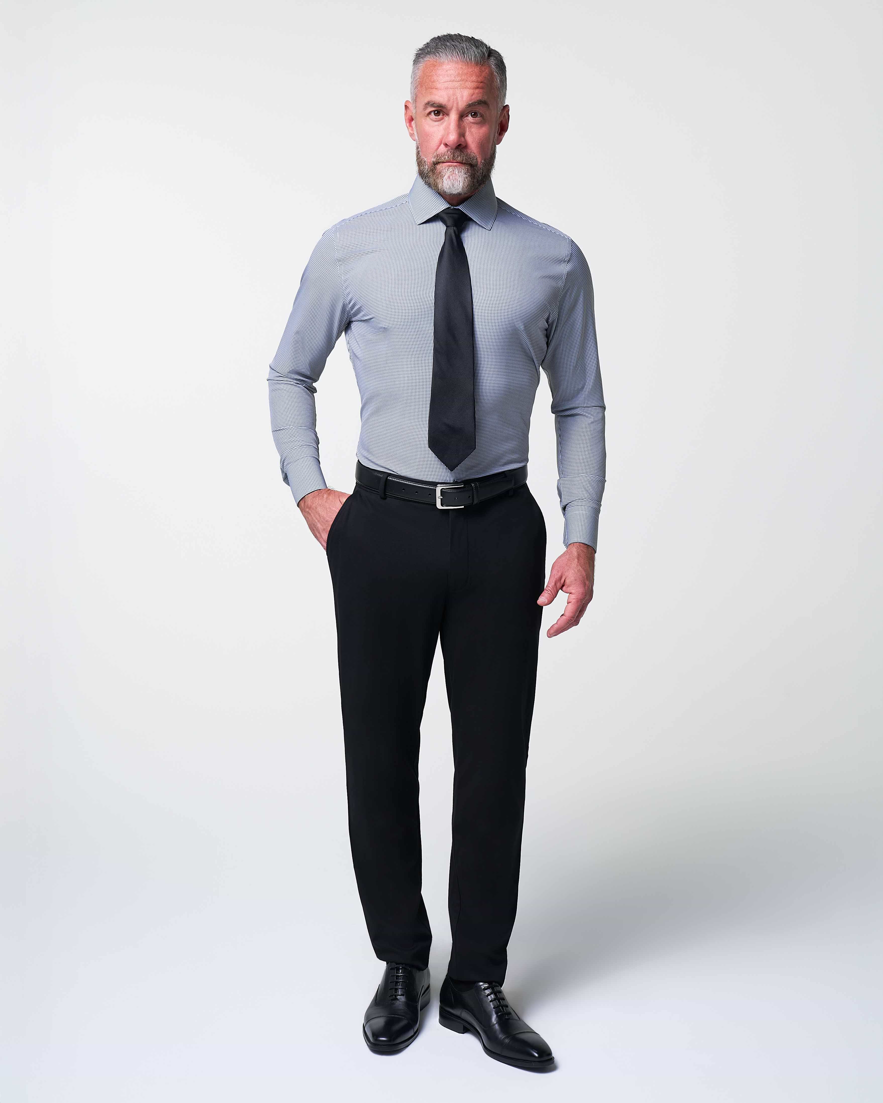 "The Empire" Black Houndstooth