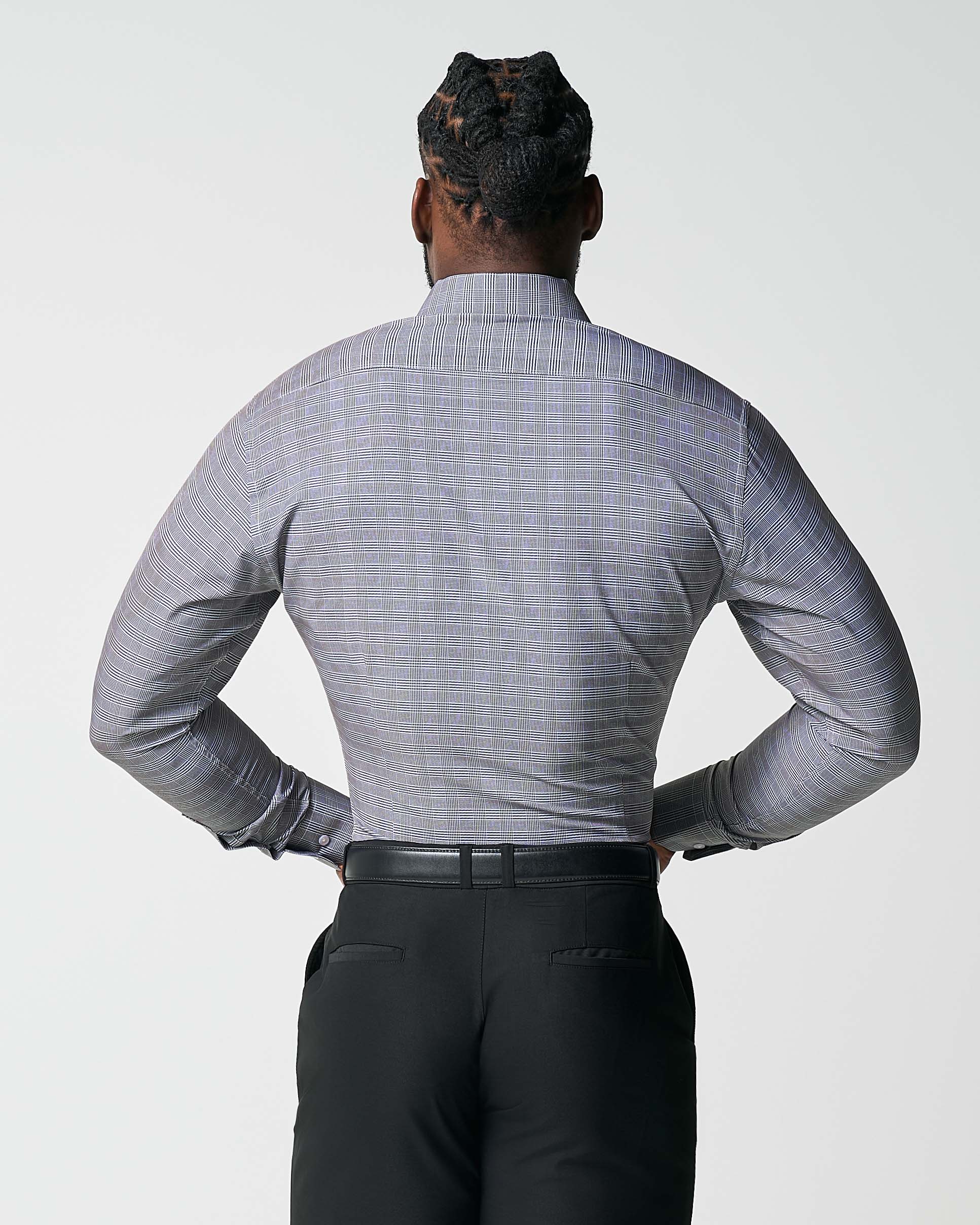 "The Gunnar" Grey and Black Plaid