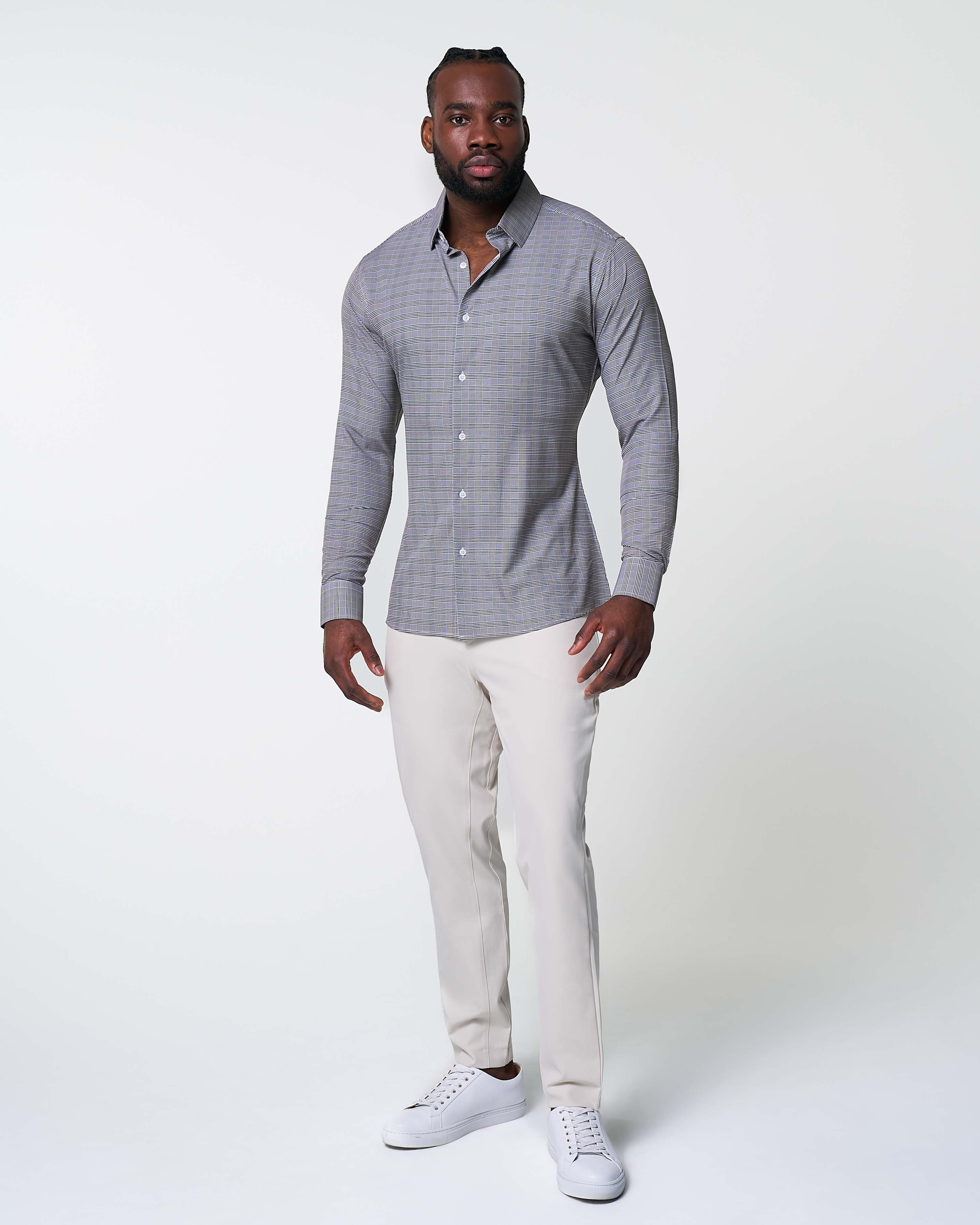 "The Gunnar" Grey and Black Plaid