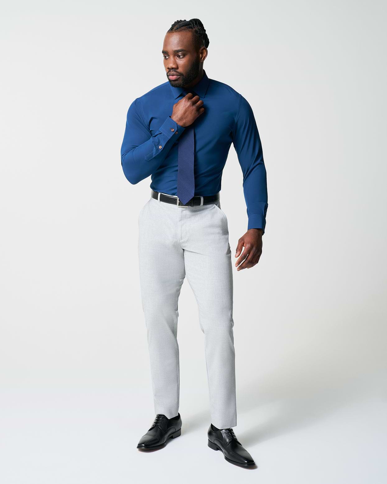 "The Howard" Solid Navy - Classic Fit