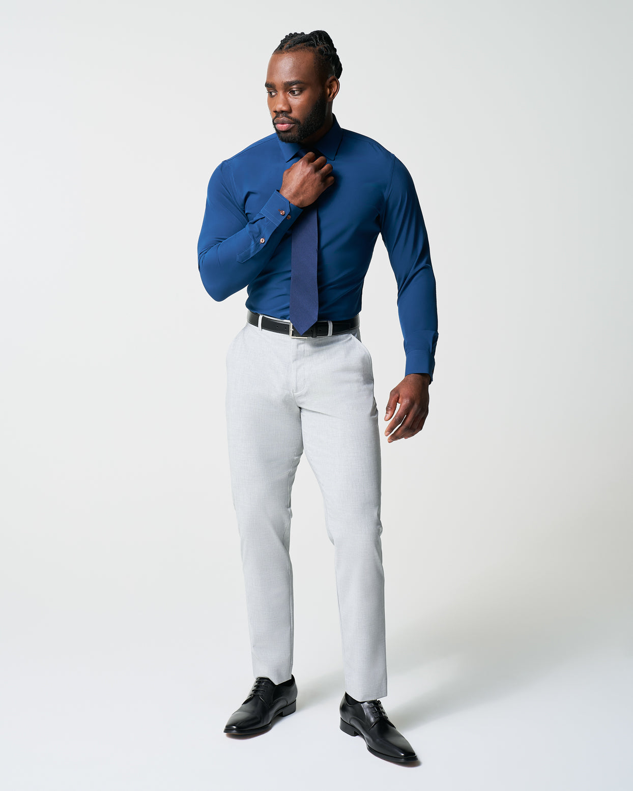 "The Howard" Solid Navy - Classic Fit
