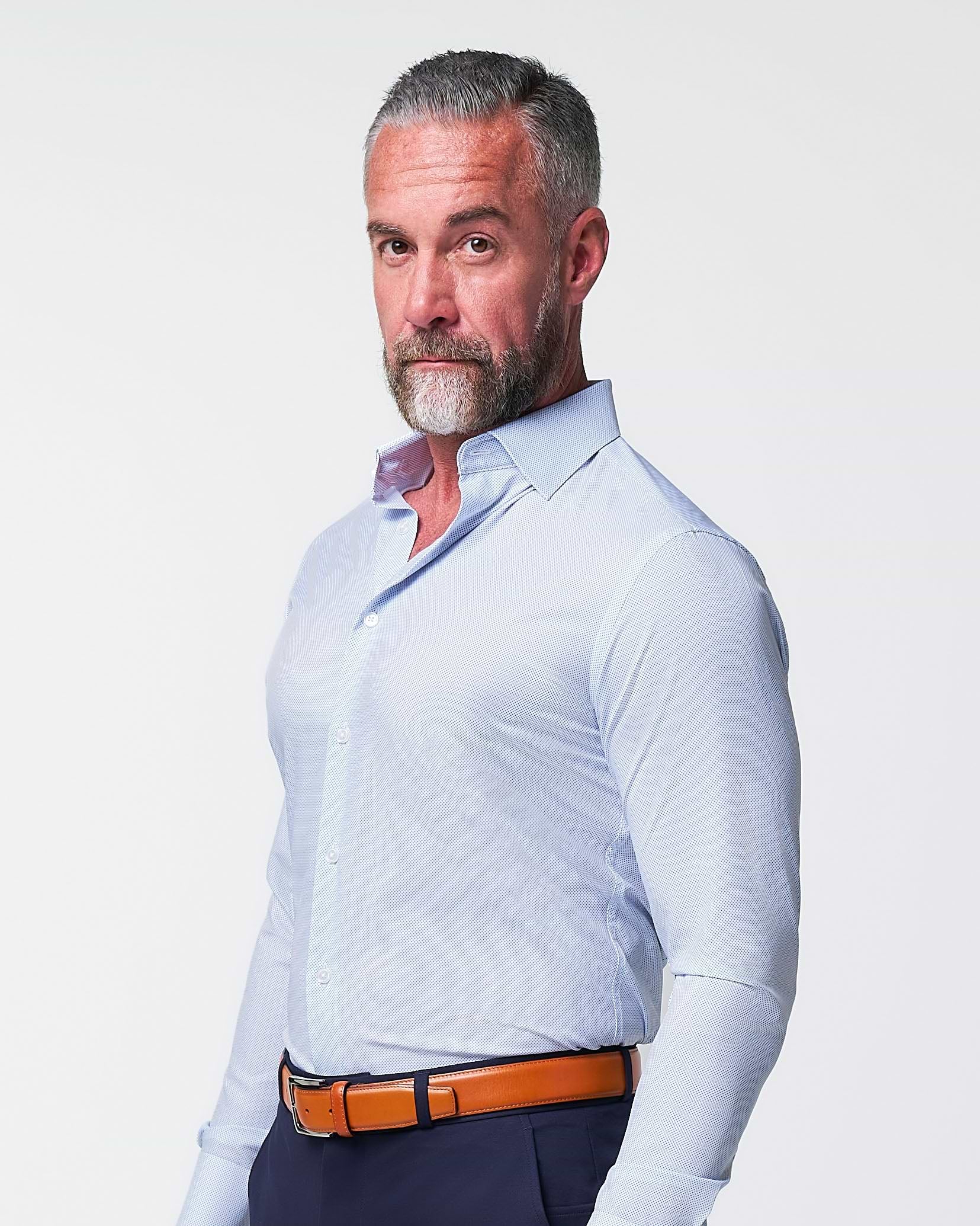 "The Jameson" Mini Navy Dot - Classic Fit