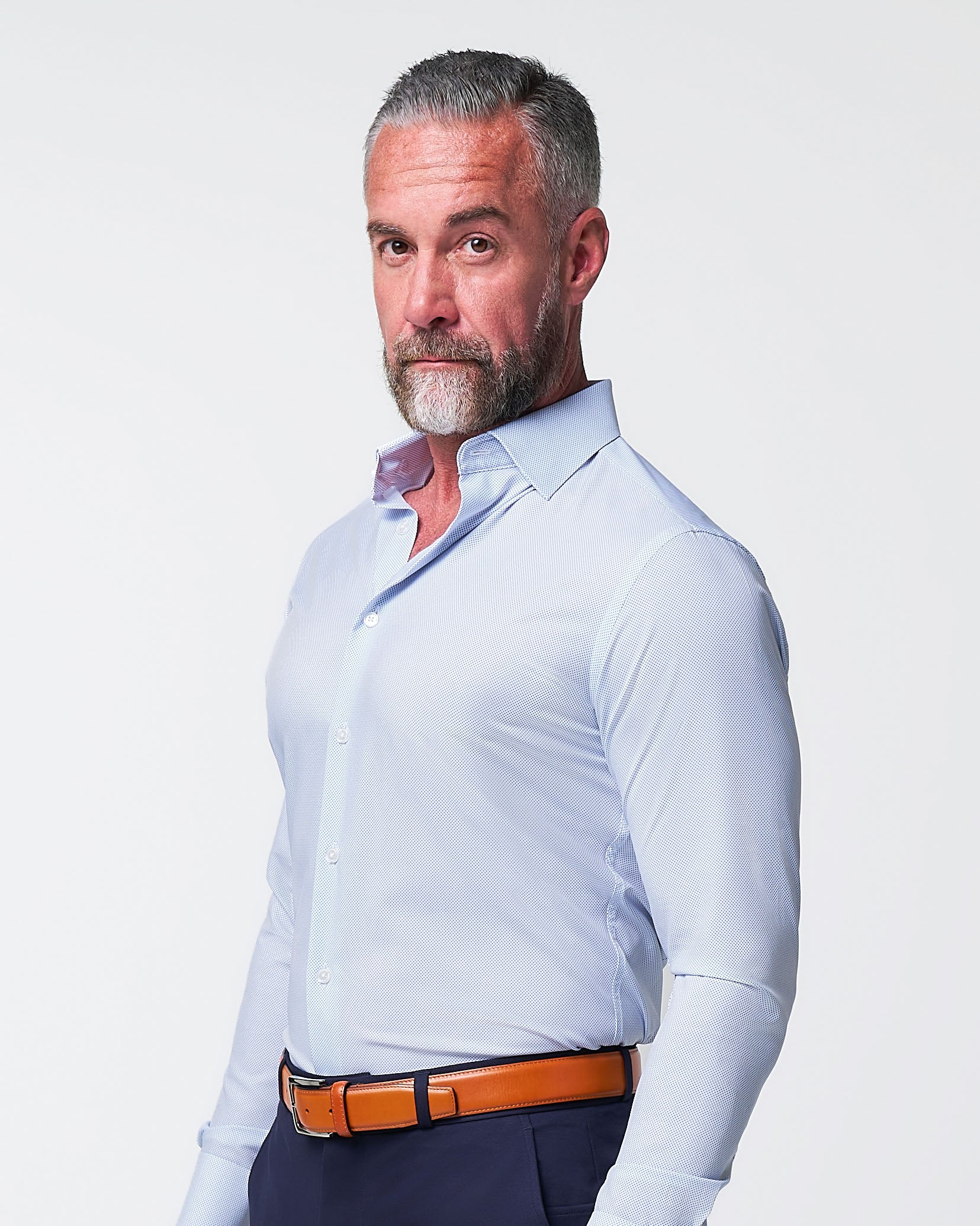 "The Jameson" Mini Navy Dot - Classic Fit