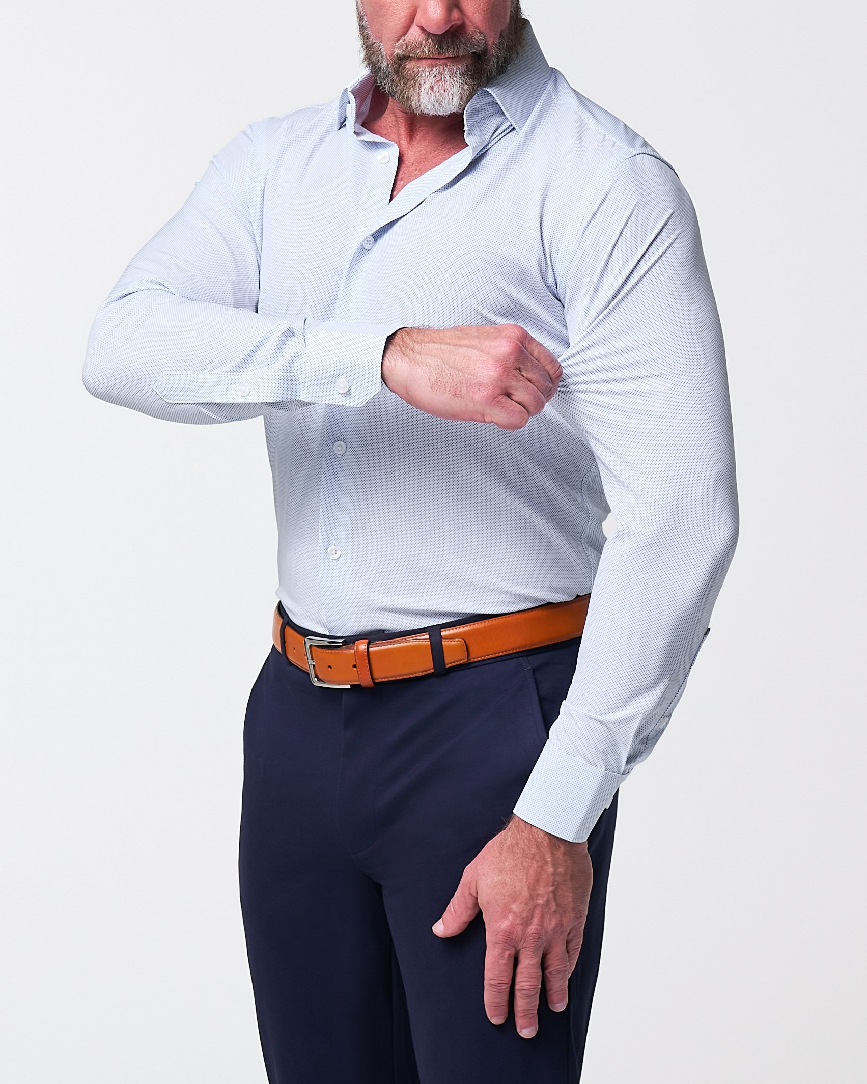 "The Jameson" Mini Navy Dot Print