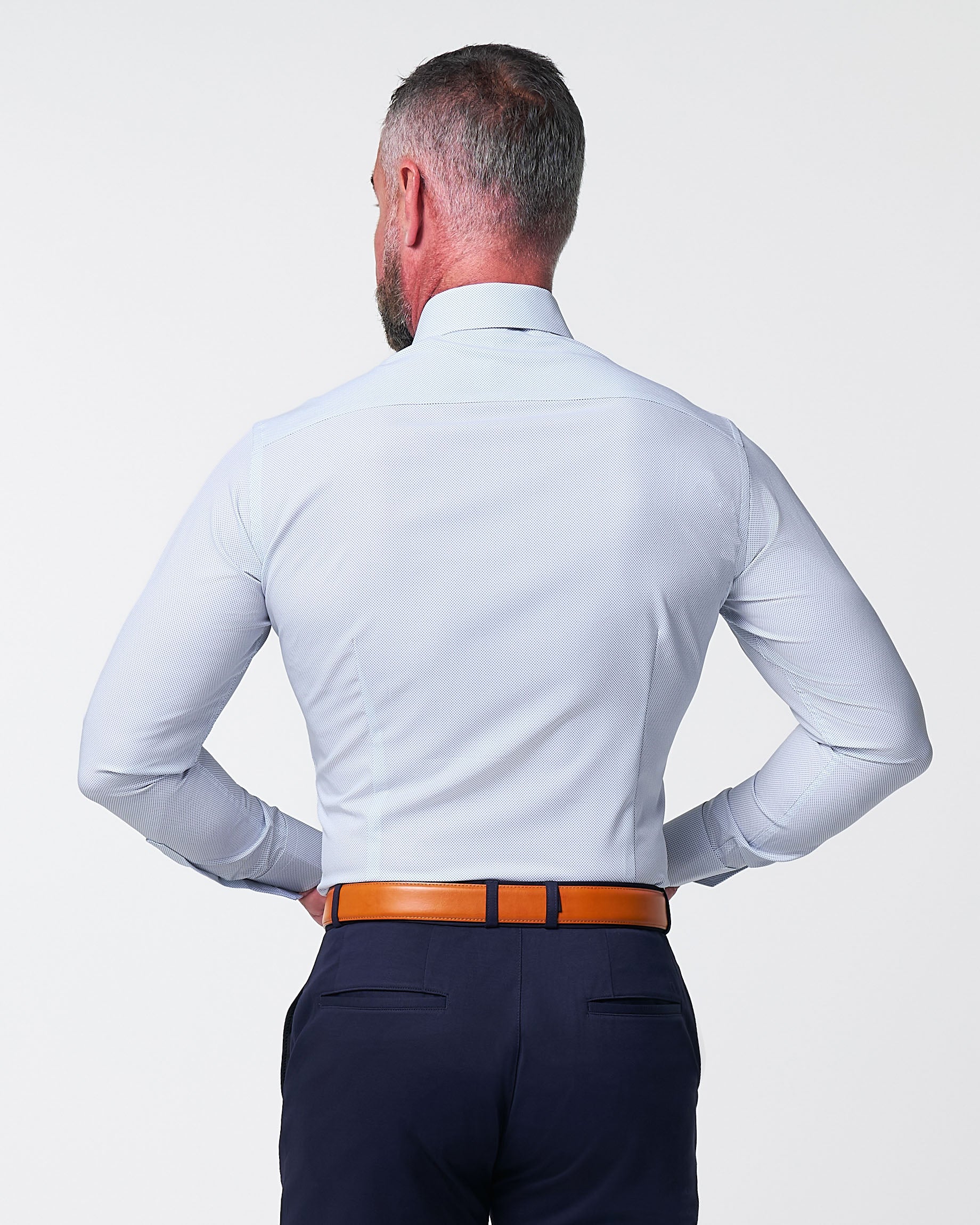 "The Jameson" Mini Navy Dot - Classic Fit