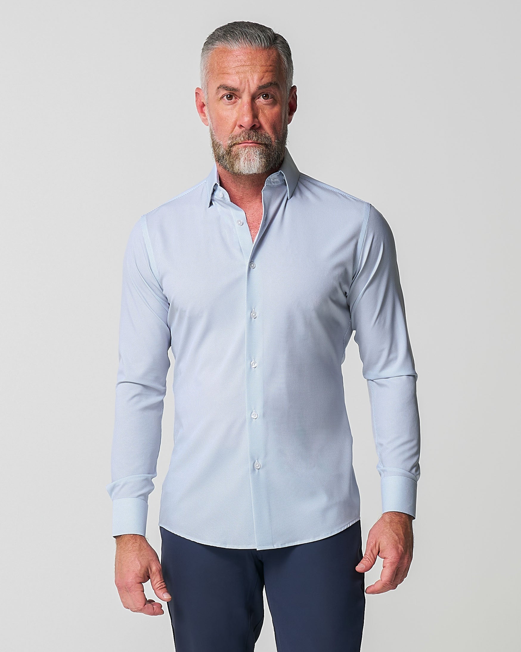 "The Jameson" Mini Navy Dot - Classic Fit