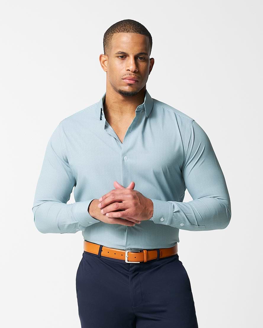 "The Kane" Green & White Houndstooth