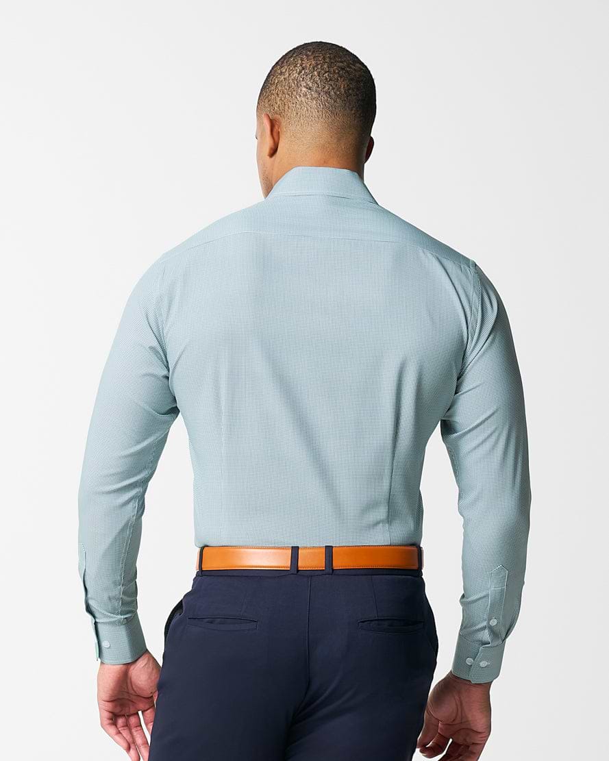 "The Kane" Green & White Houndstooth