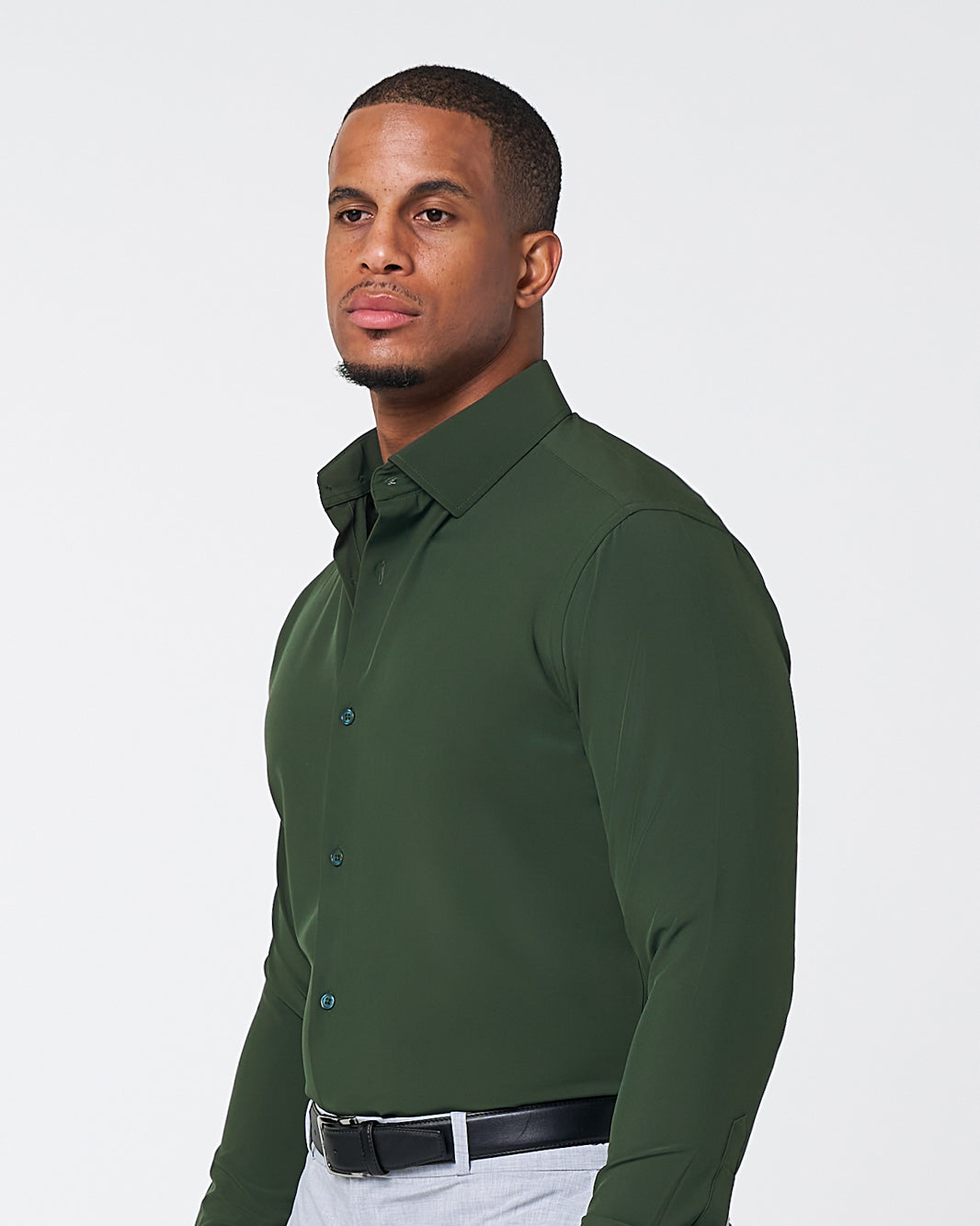 ''The Kelce" Solid Dark Olive Green - Classic Fit