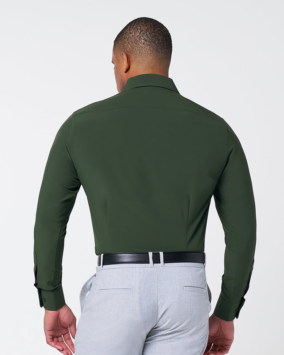 ''The Kelce" Solid Dark Olive Green - Classic Fit