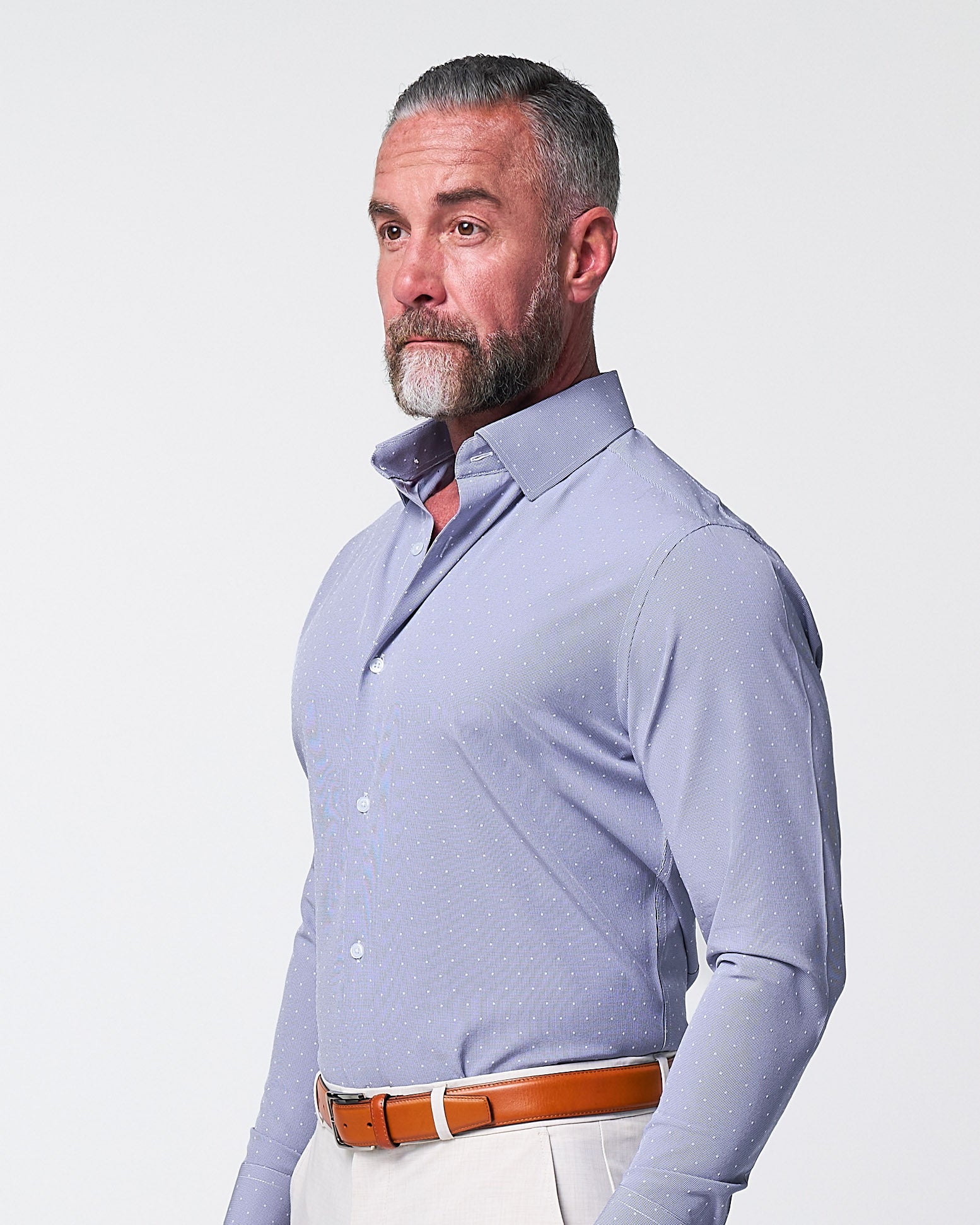 "The Lambert" Blue with White Dots