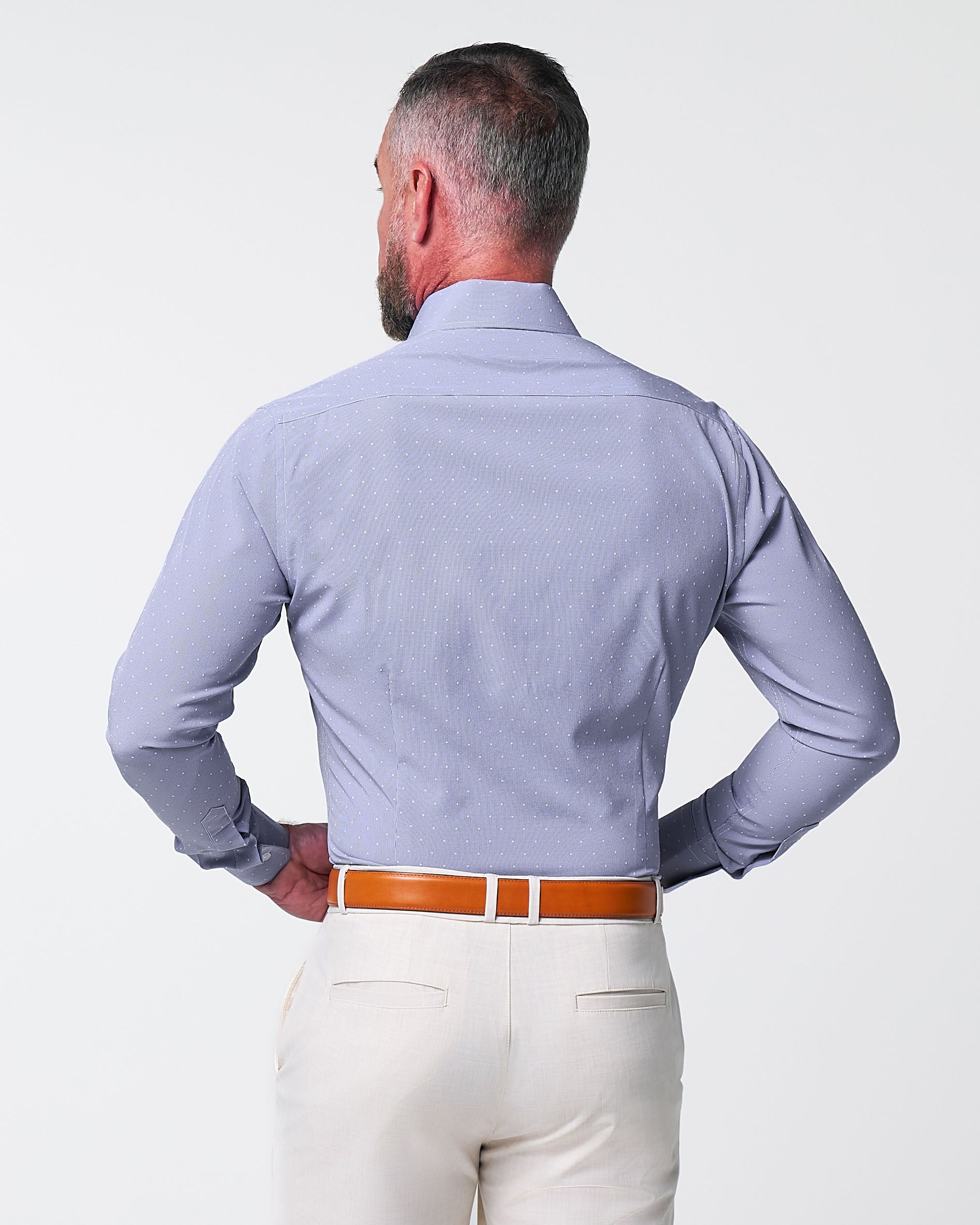 "The Lambert" Blue with White Dots