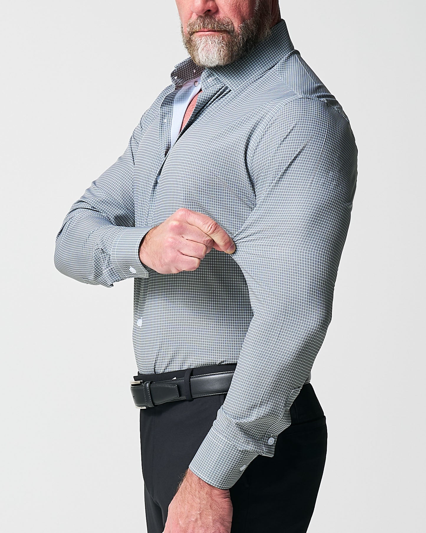 "The La Porta" Green, White, & Black Mini Double Check