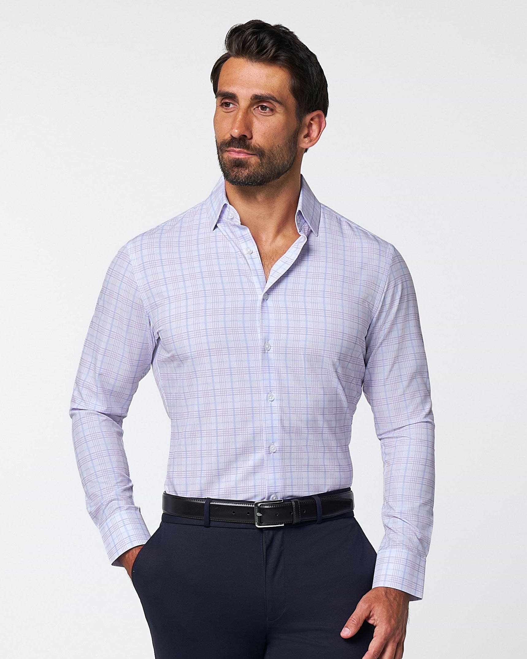 "The Lavender" Light & Dark Purple Plaid