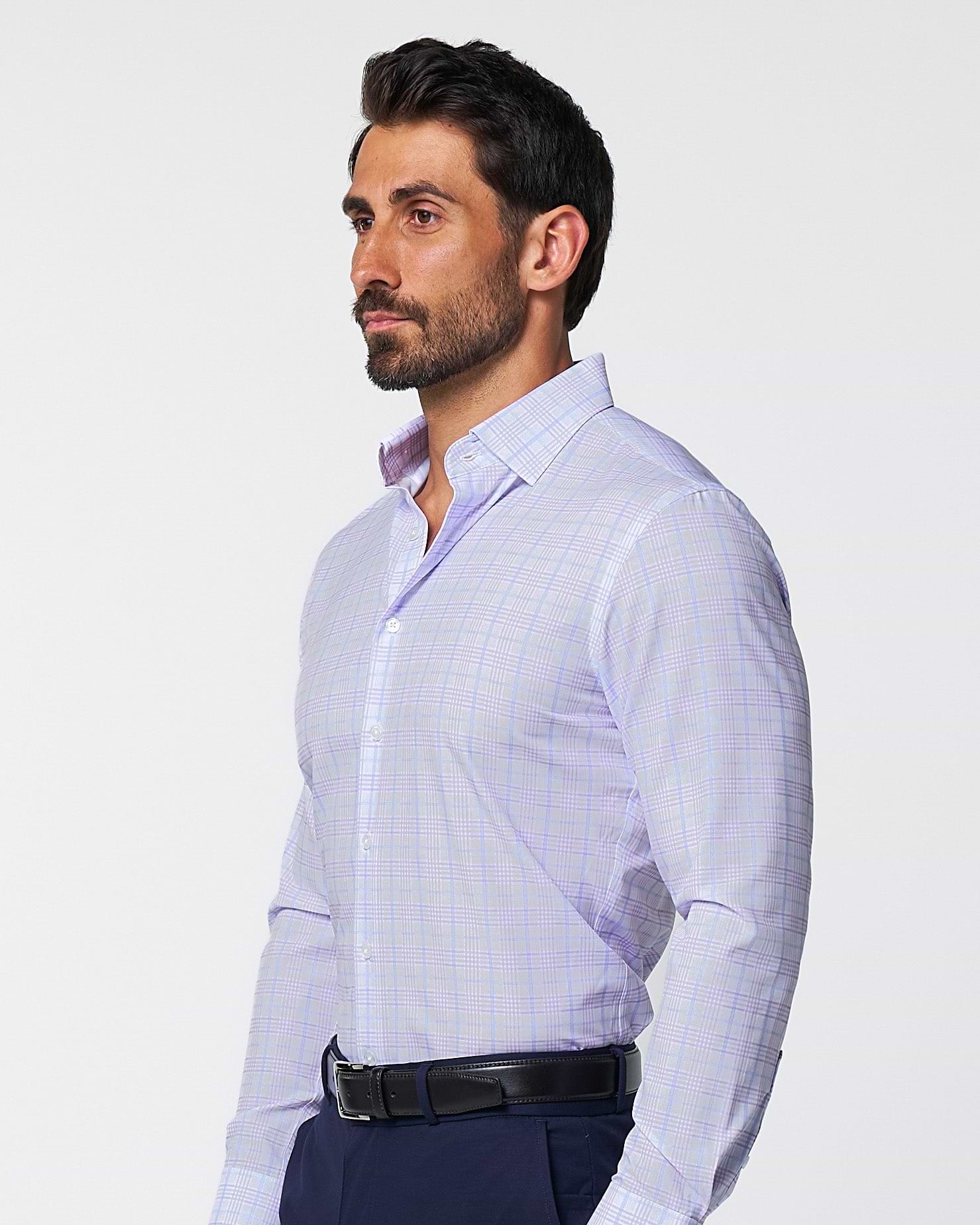 "The Lavender" Light & Dark Purple Plaid