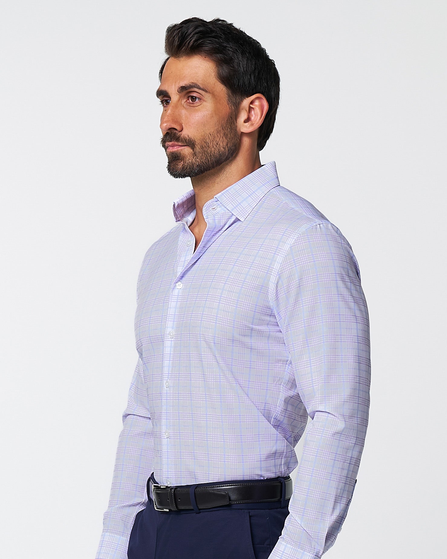 "The Lavender" Light & Dark Purple Plaid