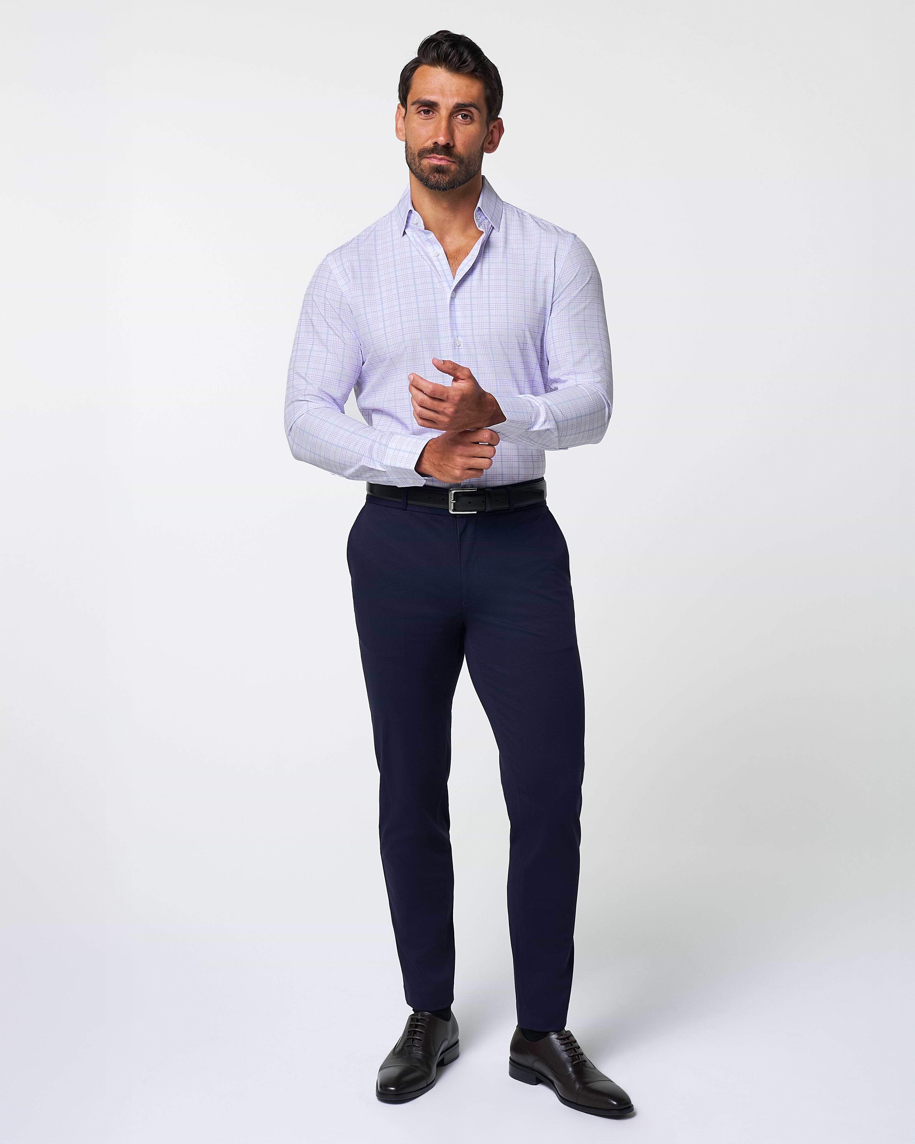 "The Lavender" Light & Dark Purple Plaid