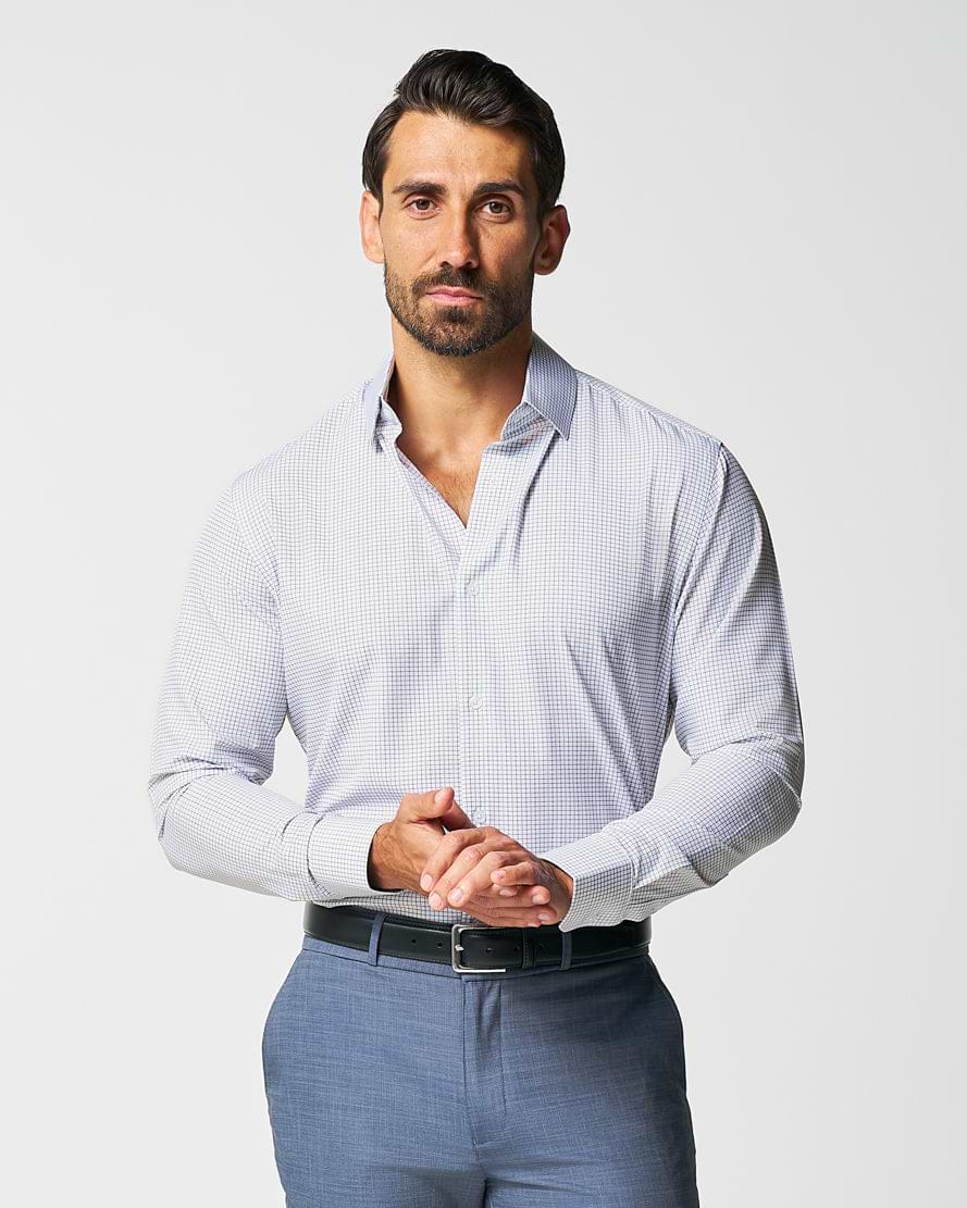 "The Luca" Black Dashed Mini Grid