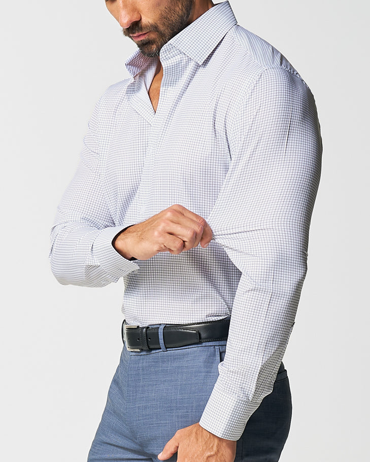 "The Luca" Black Dashed Mini Grid