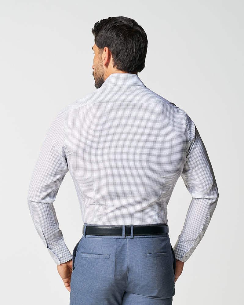 "The Luca" Black Dashed Mini Grid