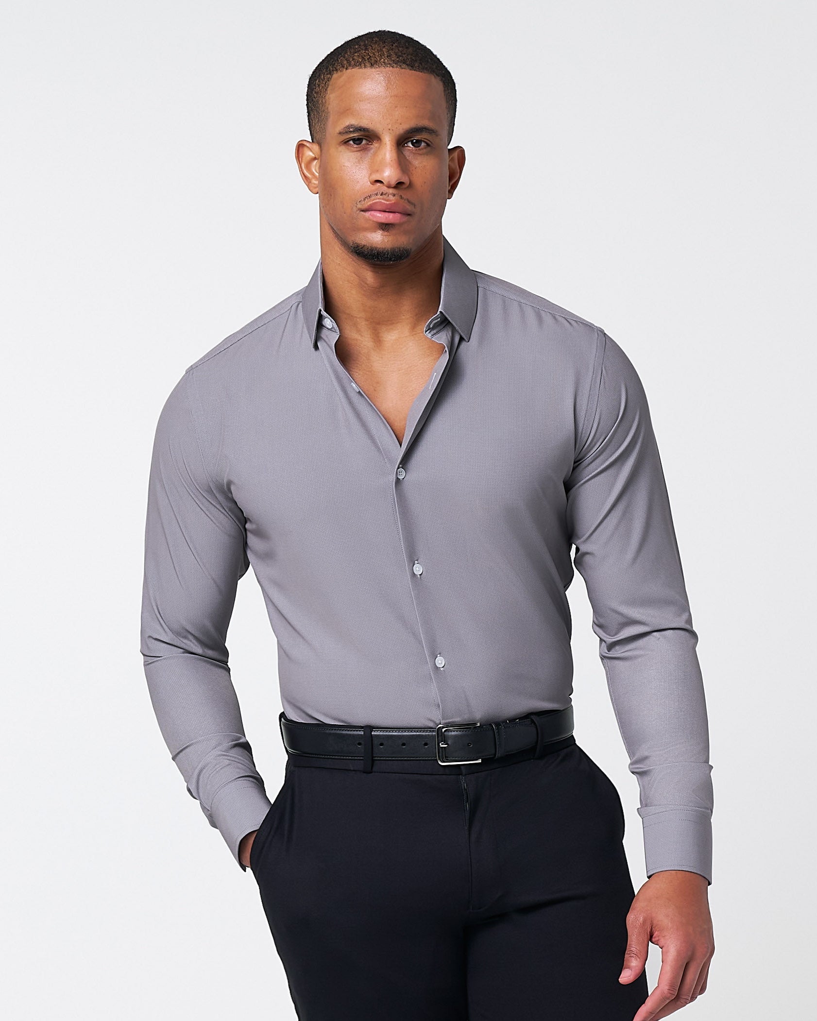 "The Mahoney" Dark Grey Weave