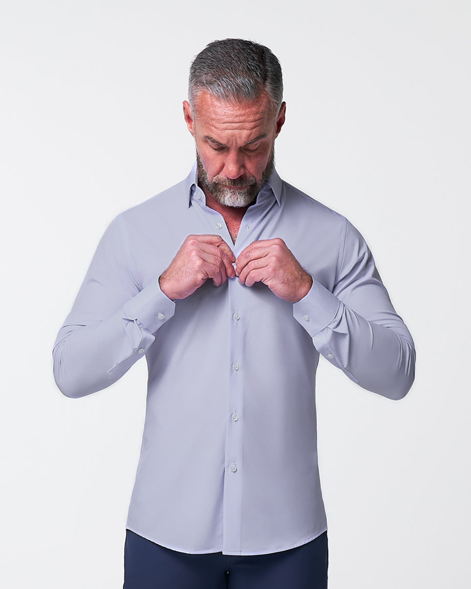 ''The Melrose" Light Purple Weave - Classic Fit