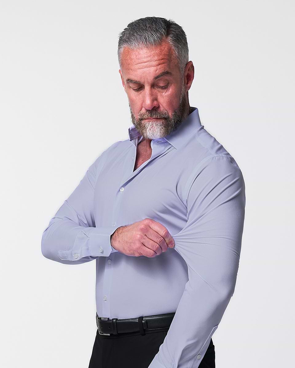 ''The Melrose" Light Purple Weave - Classic Fit