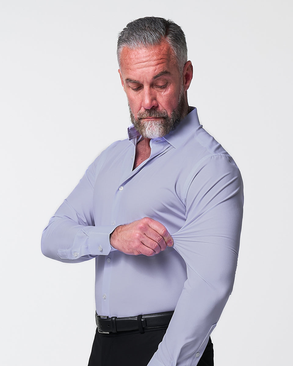 ''The Melrose" Light Purple Weave - Classic Fit