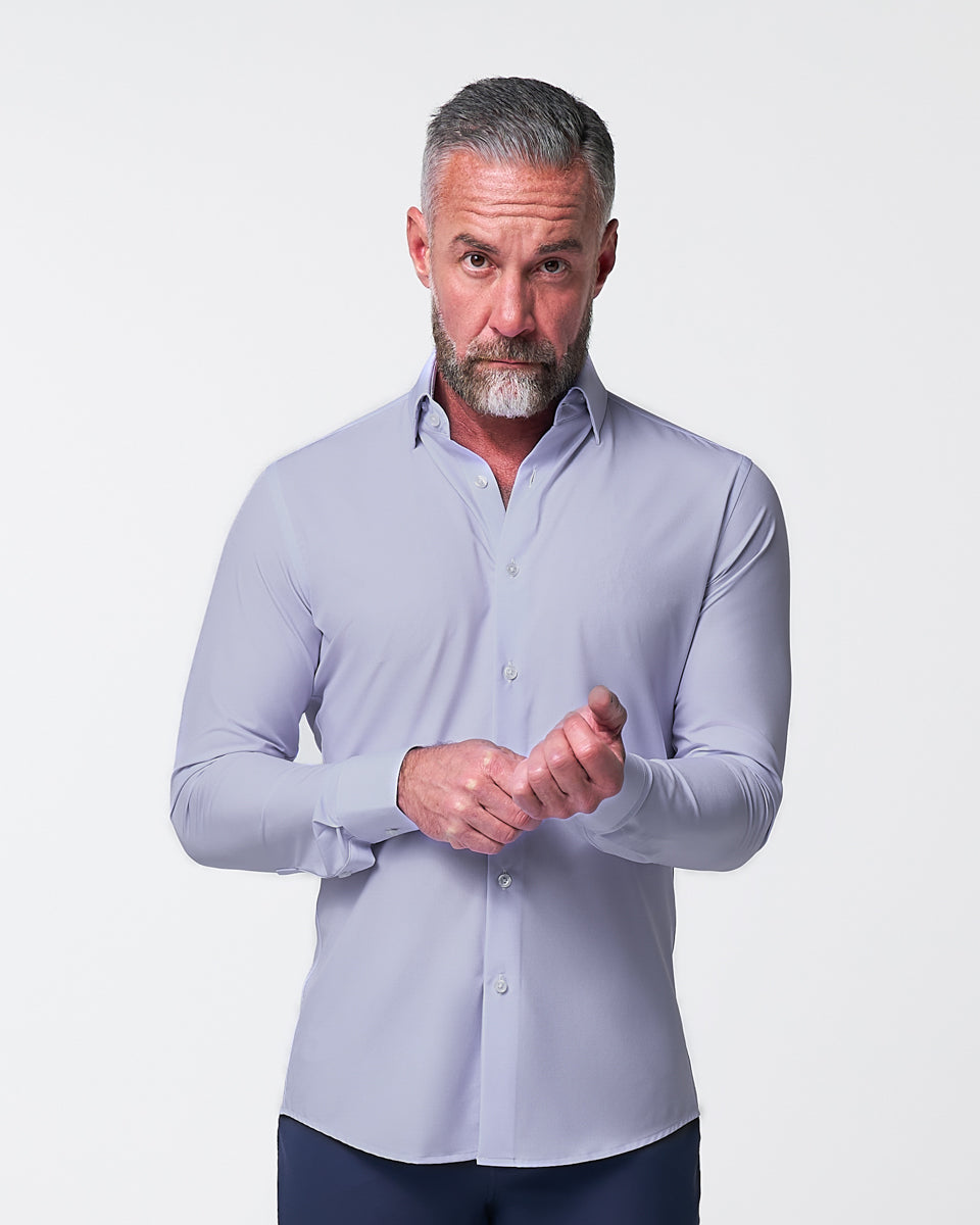 ''The Melrose" Light Purple Weave - Classic Fit