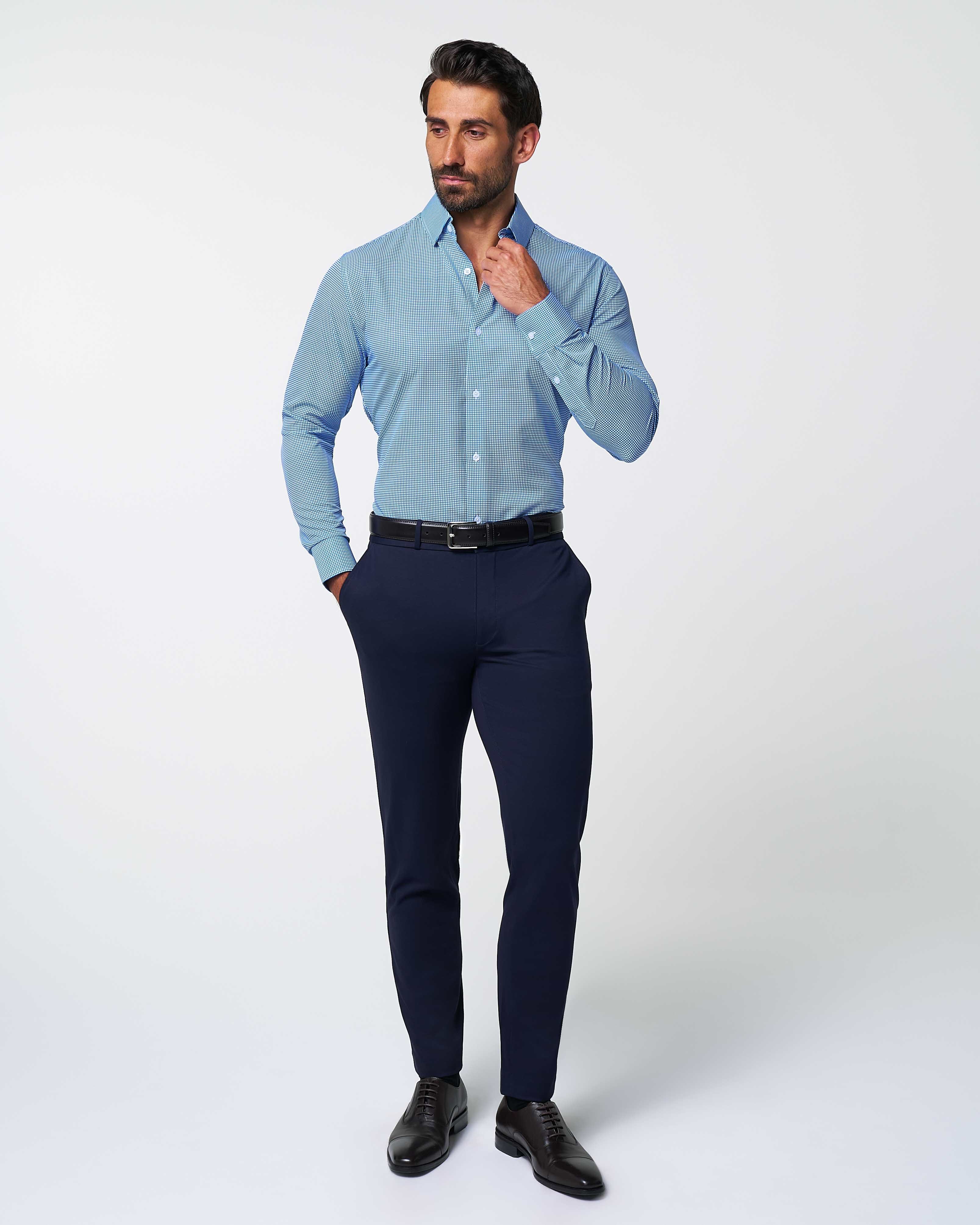 "The Meram" Blue Windowpane