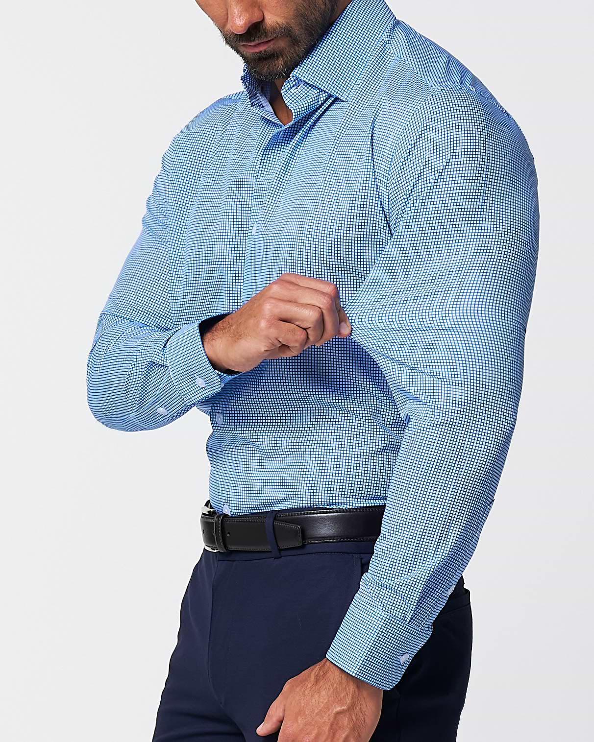 "The Meram" Blue Windowpane