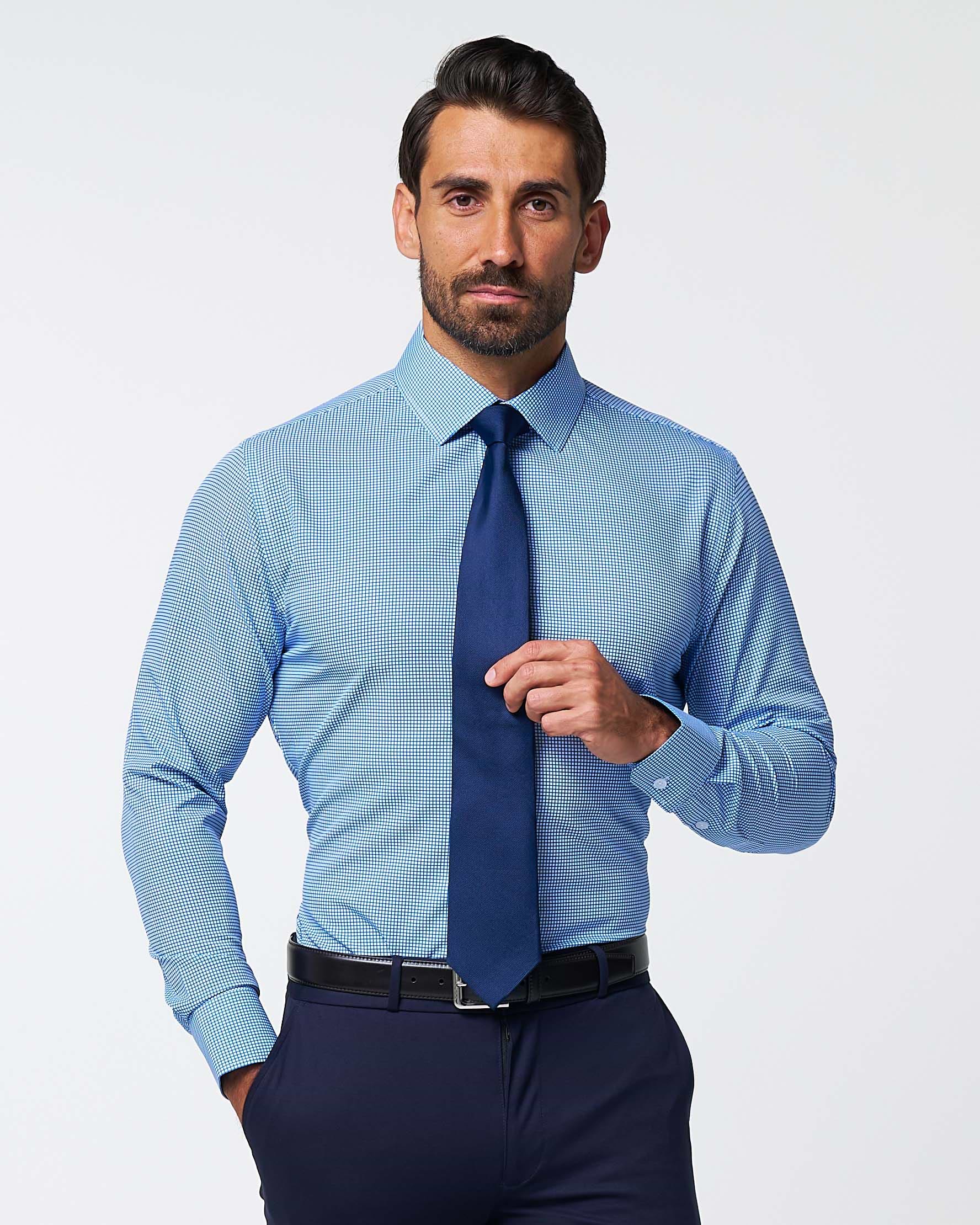 "The Meram" Blue Windowpane