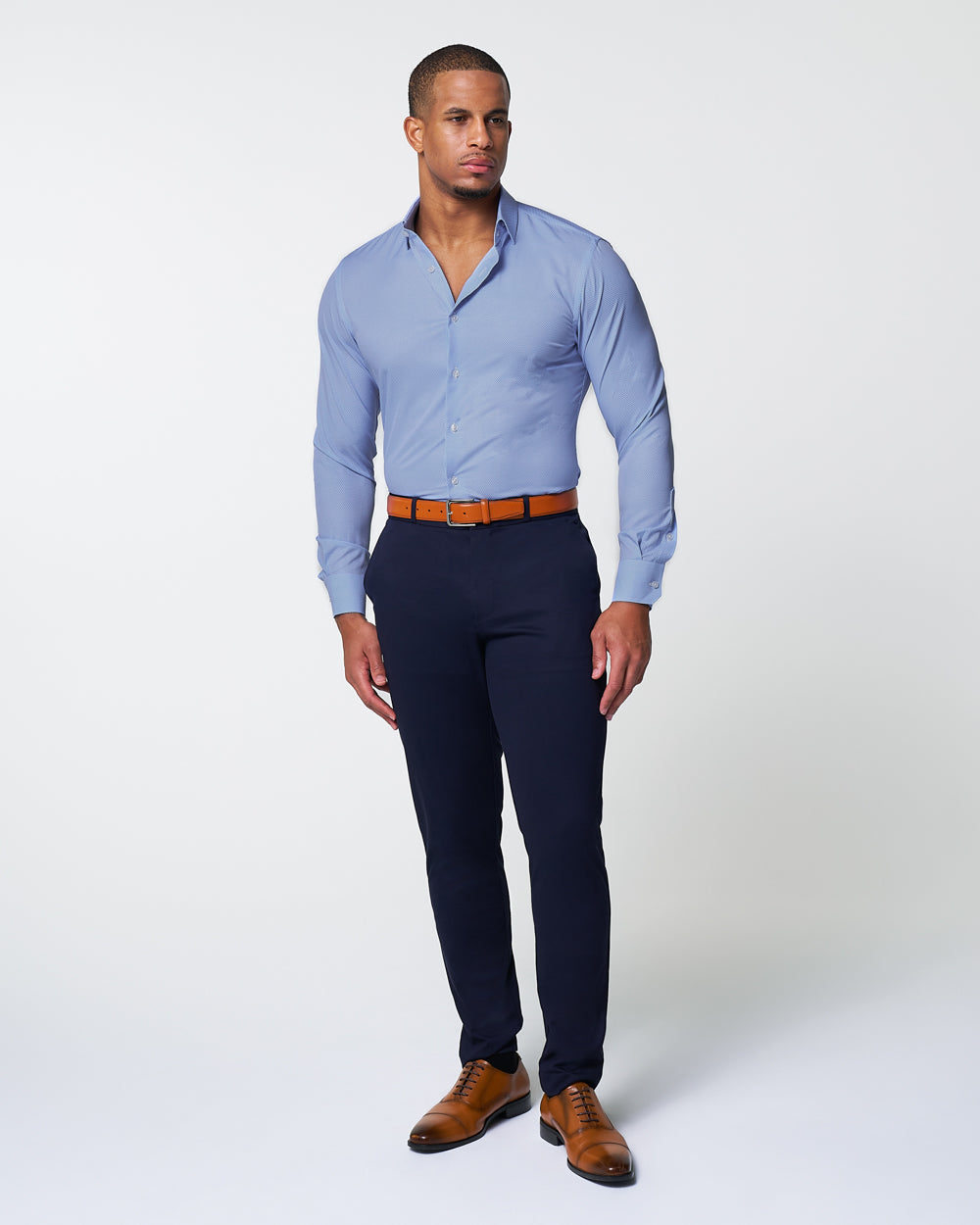 "The Morrison" Blue & White Mini Pattern