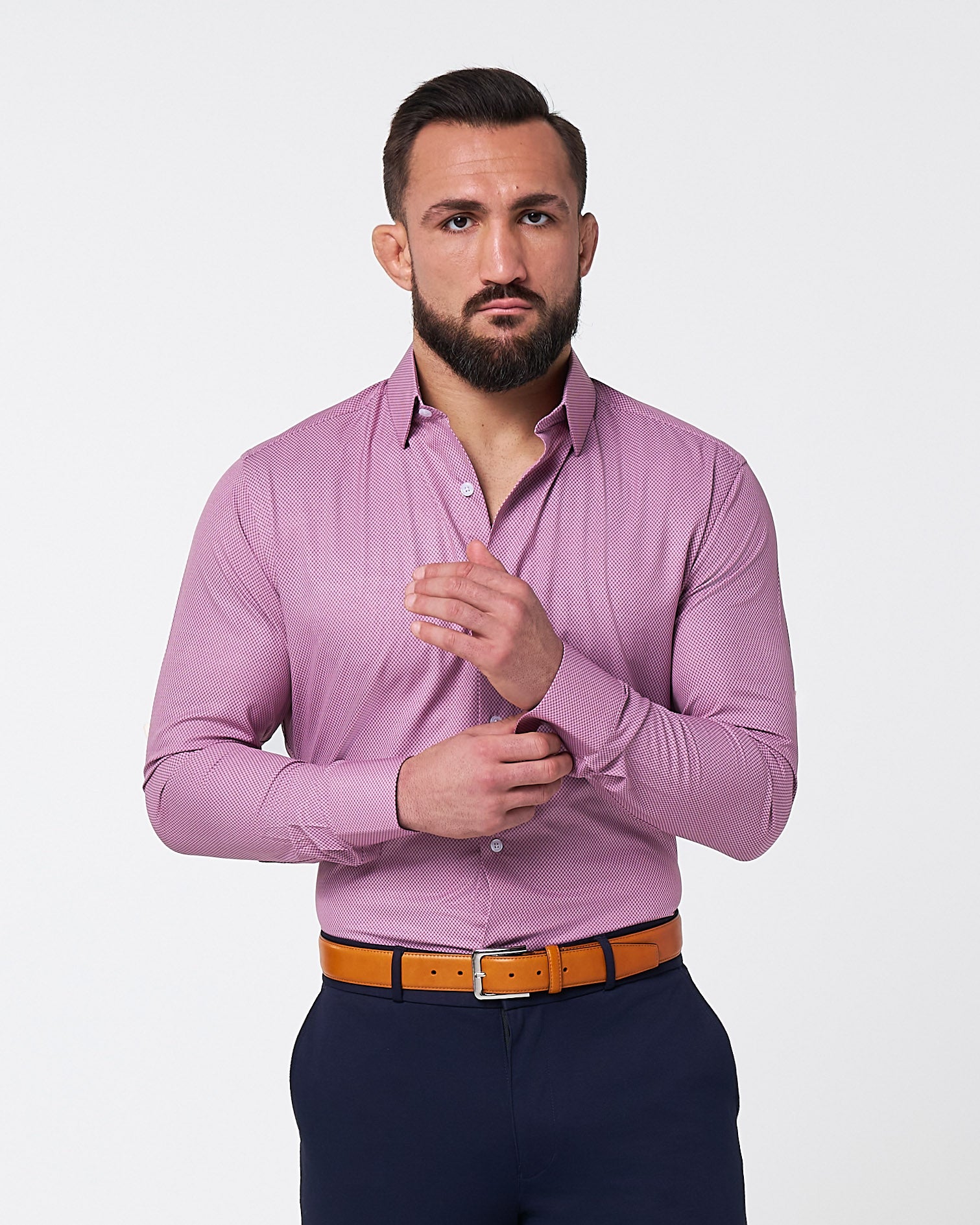 "The Ozzie" Crimson & White Mini Pattern