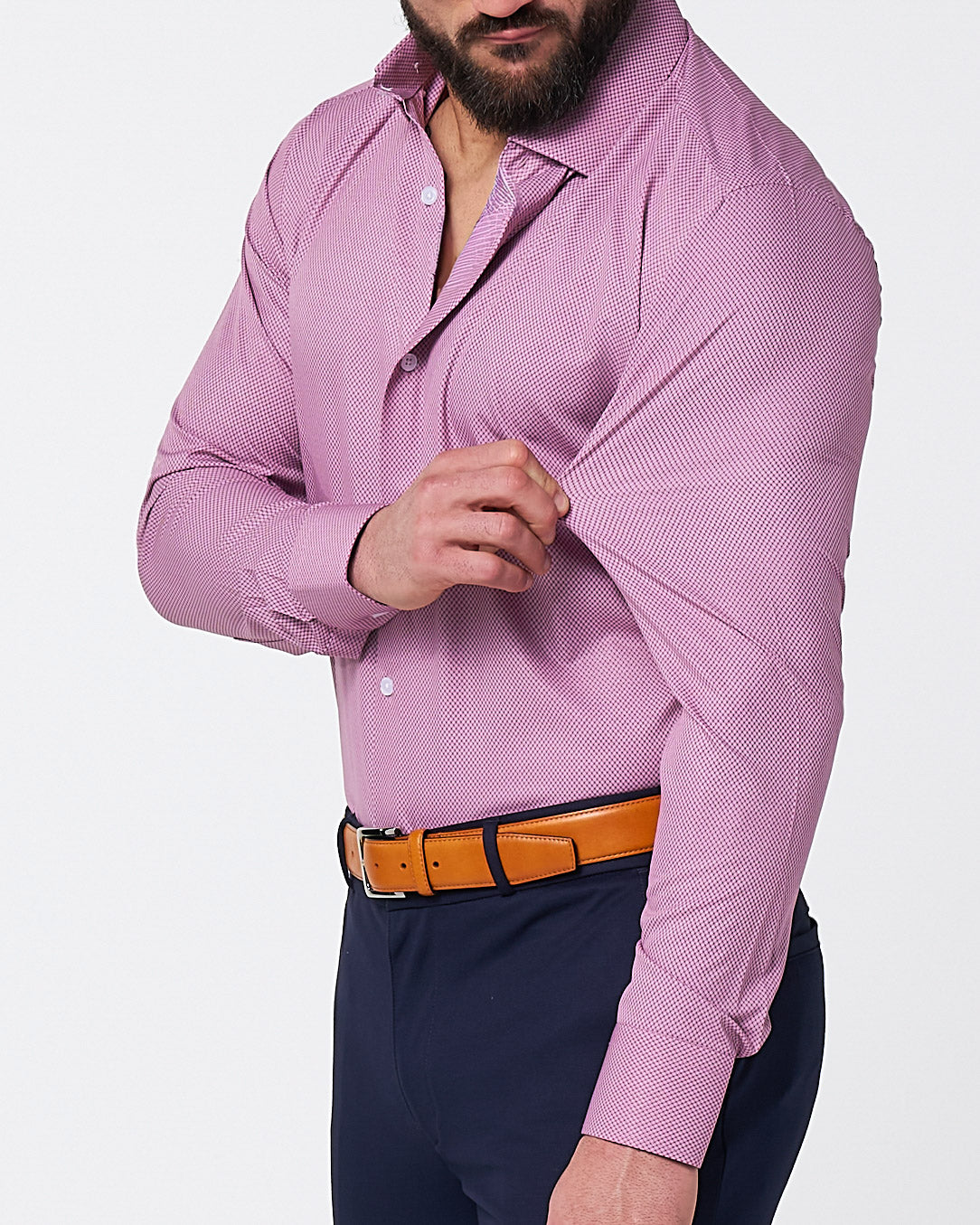 "The Ozzie" Crimson & White Mini Pattern