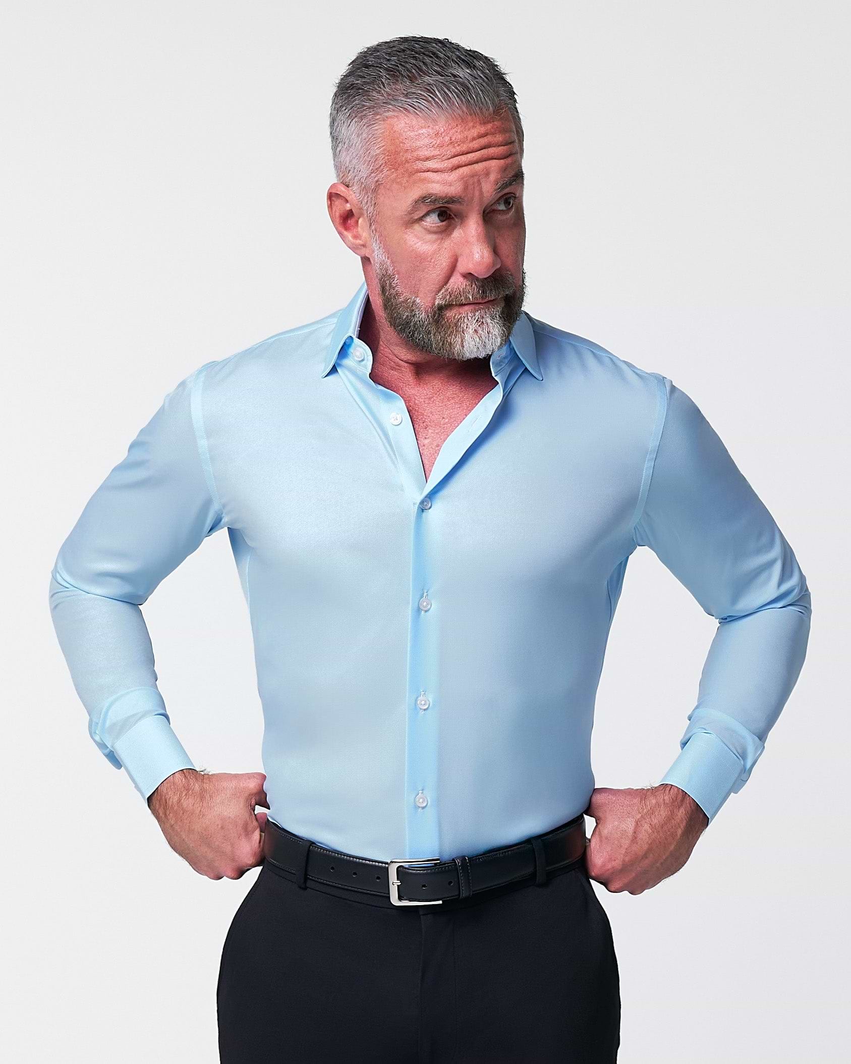 "The Peter" Light Blue Weave