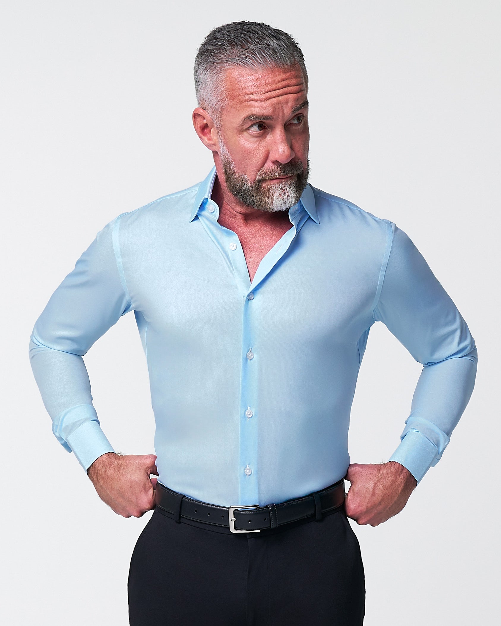 "The Peter" Light Blue Weave