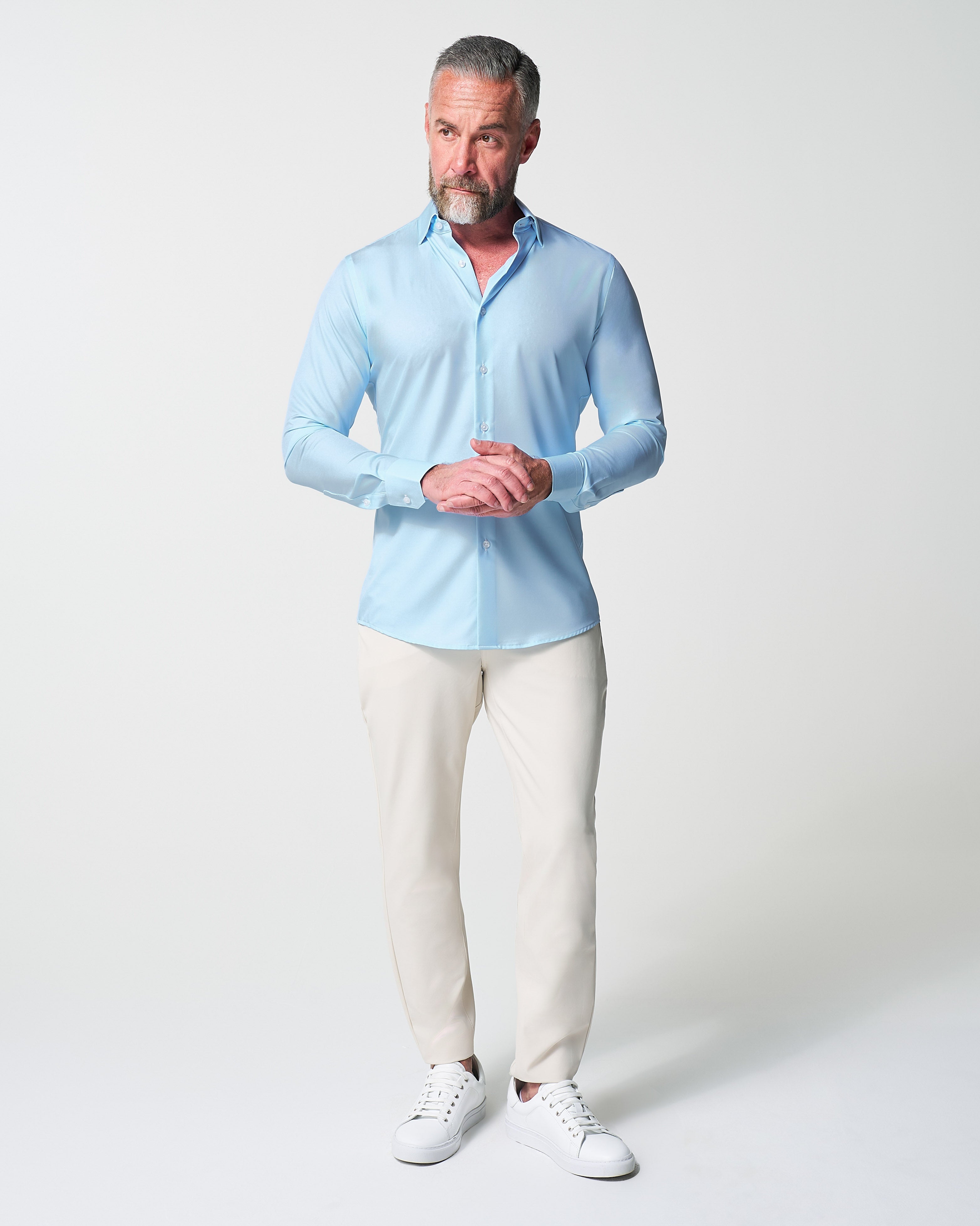 "The Peter" Light Blue Weave