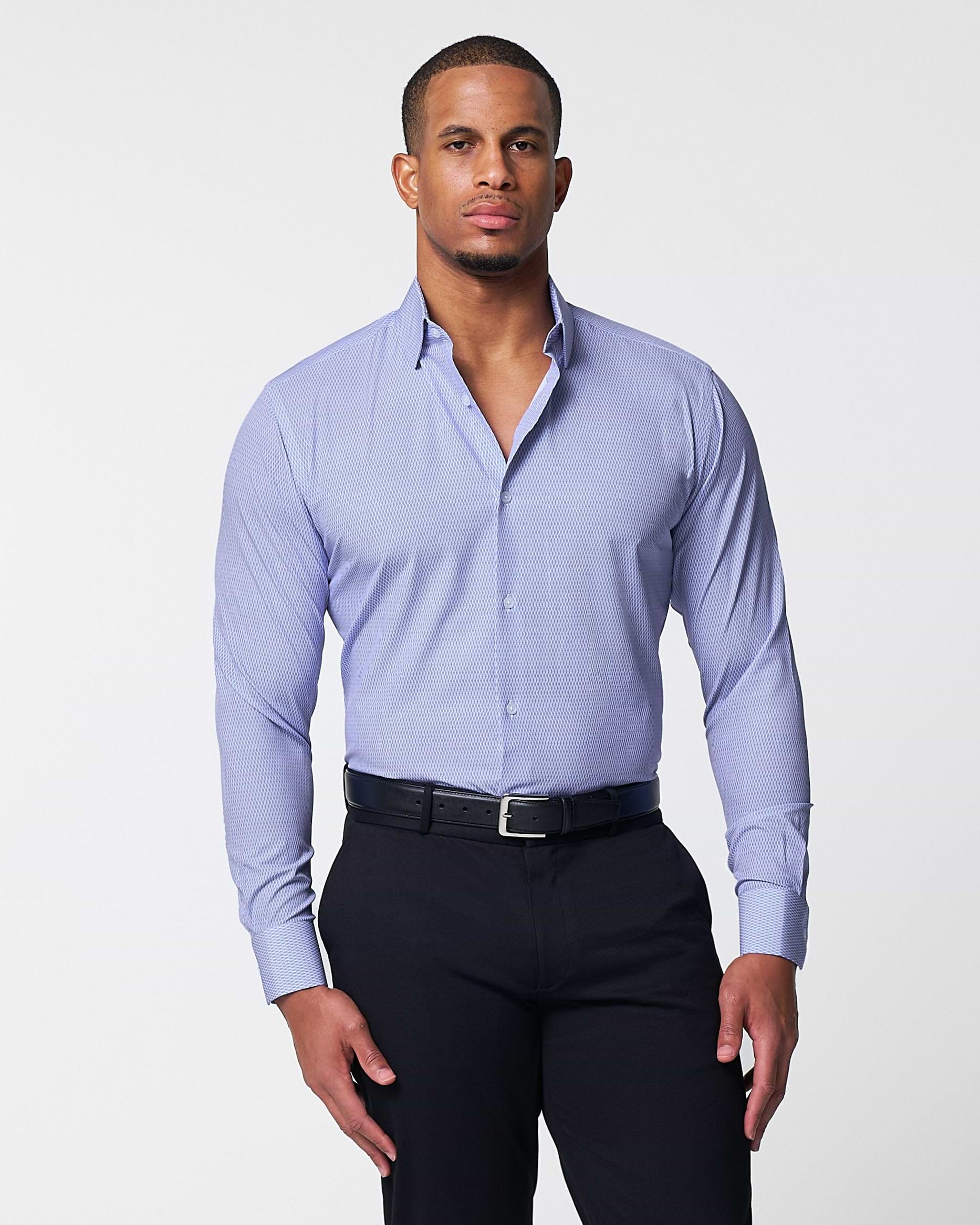 "The Phoenix" Purple Lattice Print