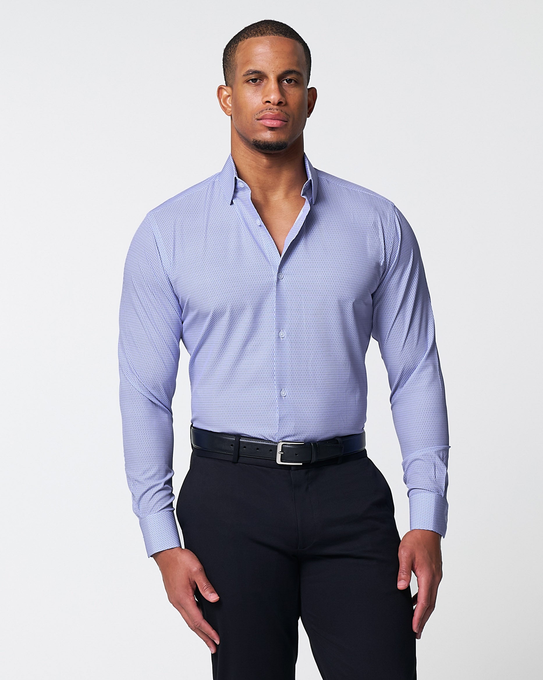 "The Phoenix" Purple Lattice Print