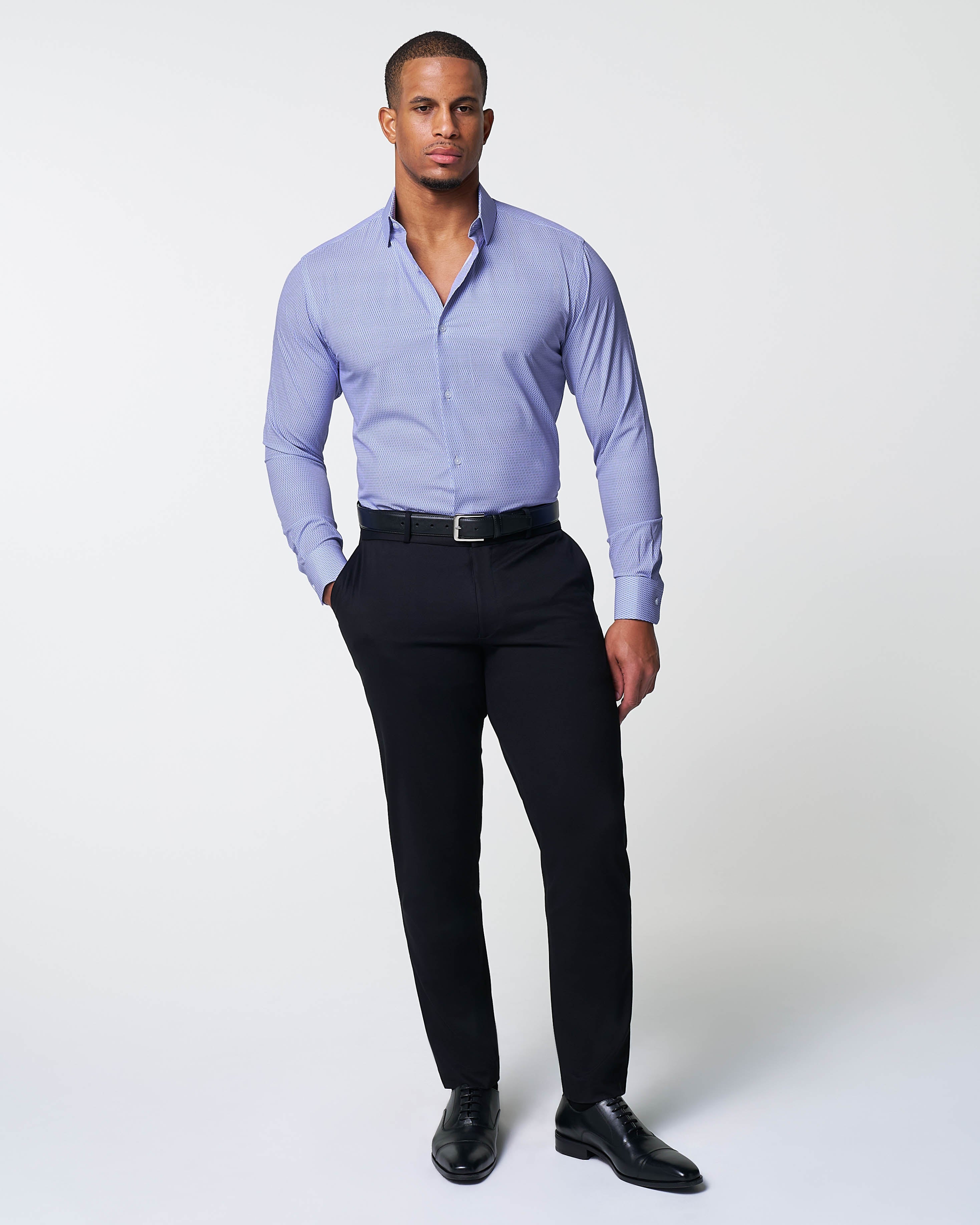 "The Phoenix" Purple Lattice Print