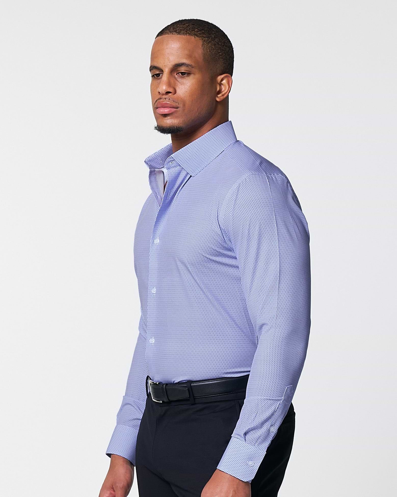 "The Phoenix" Purple Lattice Print